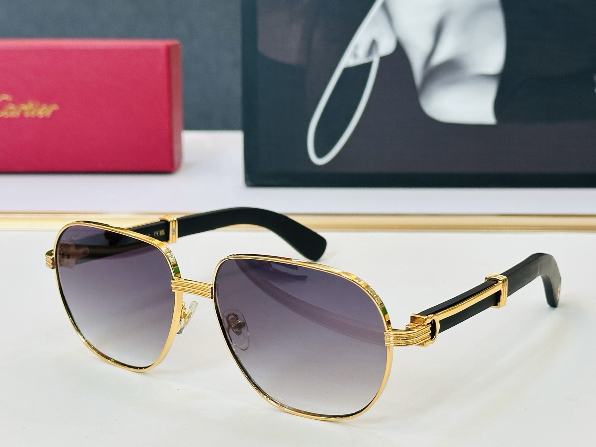 NO:768583,Cartie* Carjia sunglasses CT0690S Size 61 mouth 15 - Exquisite electroplating technology and full of temperament!  J Unisex glasses, sunglasses, sunglasses, glasses, cartier19860909Cartie* 卡家 太阳镜 CT0690S Size61口15- 电镀工艺精湛气质十足！J男女同款 眼镜墨镜太阳镜,眼镜,cartier,glasses