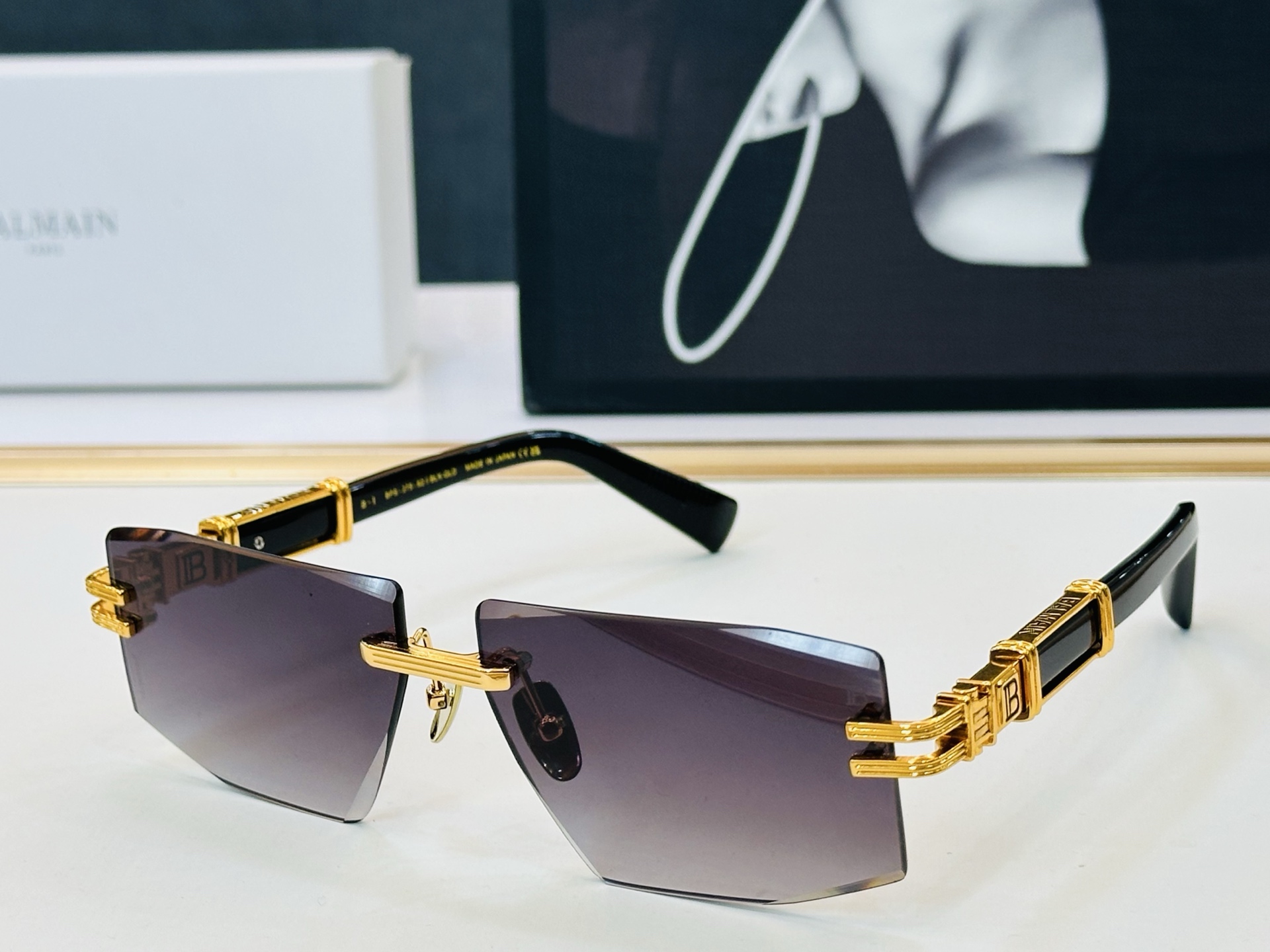 NO:768626,Balmain Balmain BPS-275 men's and women's sunglasses, blue film inside, Size 62, mouth 14-145, unique logo, K high quality, glasses, sunglasses, sunglasses, glasses, balmain, balmain19860909Balmain巴尔曼BPS-275 男女款太阳镜 内镀蓝膜 Size62口14-145 标志独特 K高品质 眼镜墨镜太阳镜,眼镜,balmain,balmain,glasses