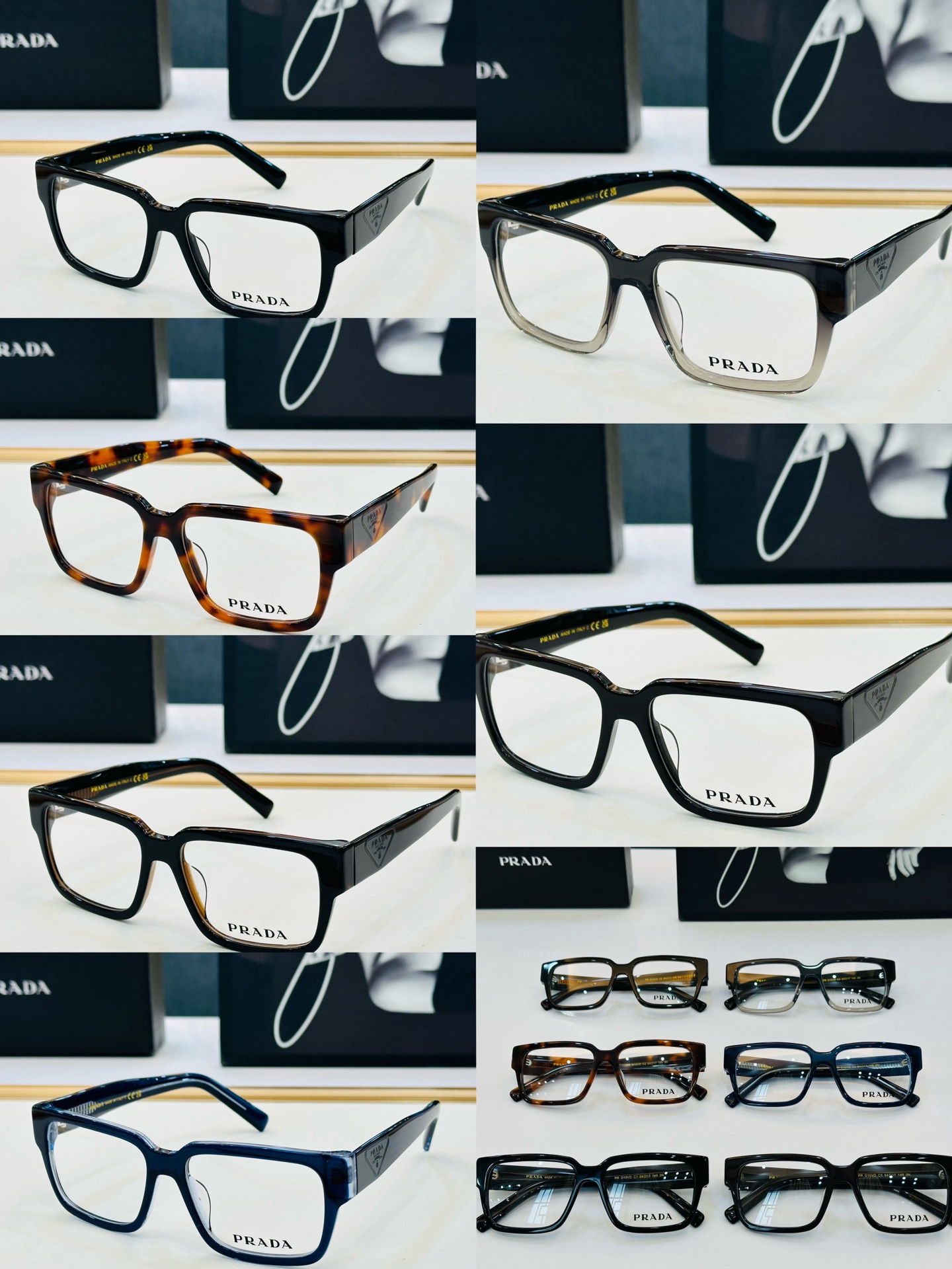 🔺PRAD*🔻普家 PR D10VD Size：54口17-145眼镜系列堪称精湛制作 最新推出火爆款 