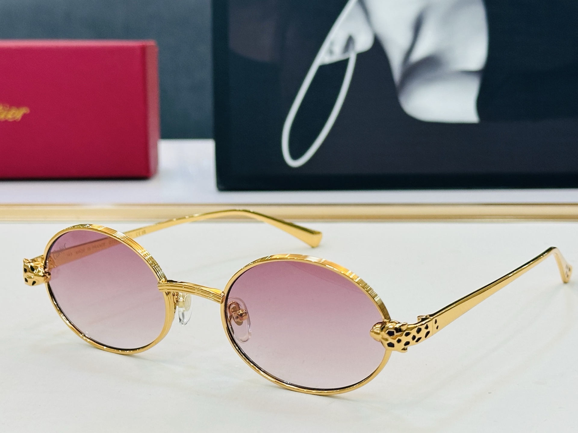 新款 Cartier 卡家 MODEL: CT0931S Size：56口17-143 高品质 品牌标志