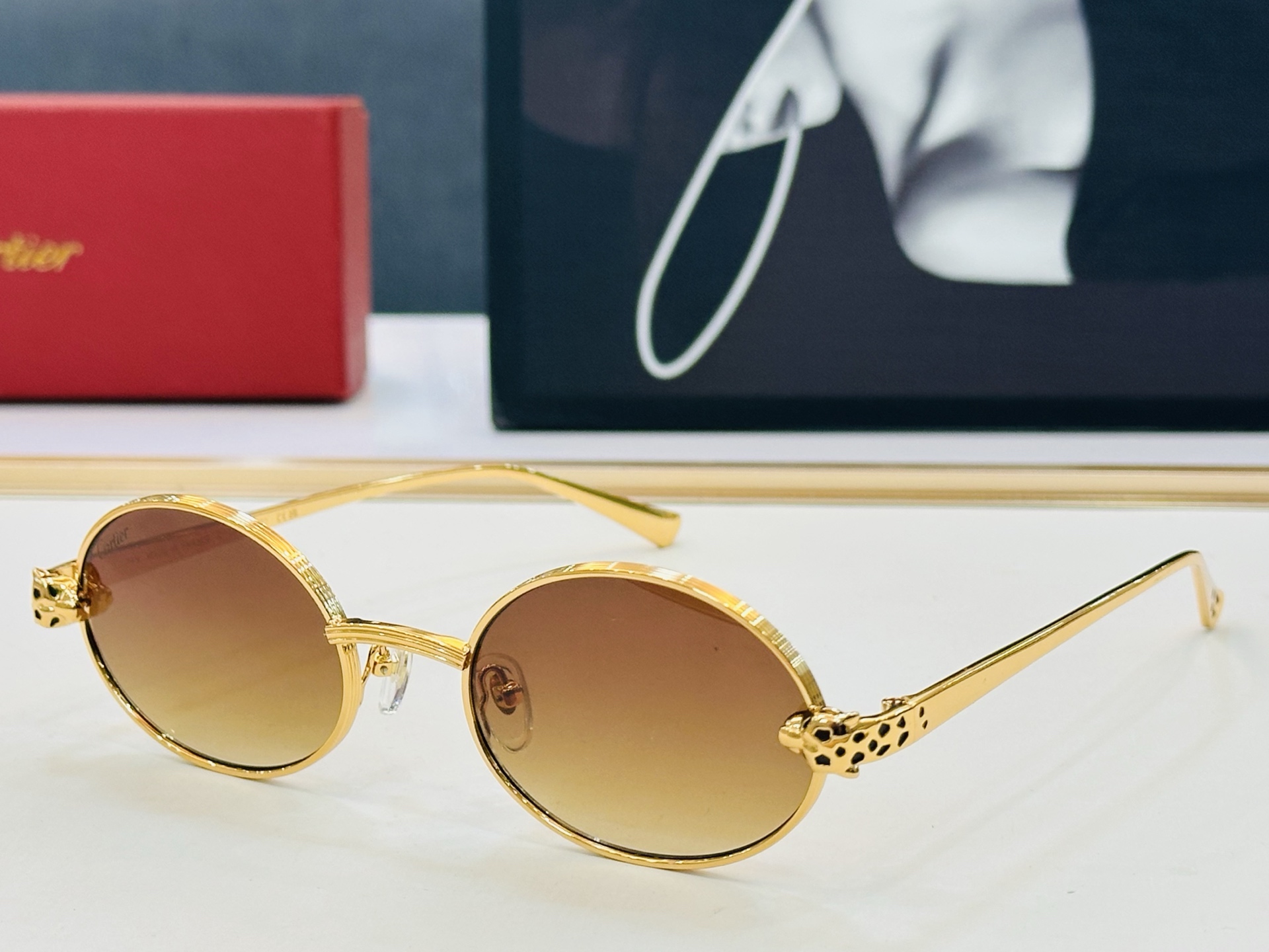 新款 Cartier 卡家 MODEL: CT0931S Size：56口17-143 高品质 品牌标志