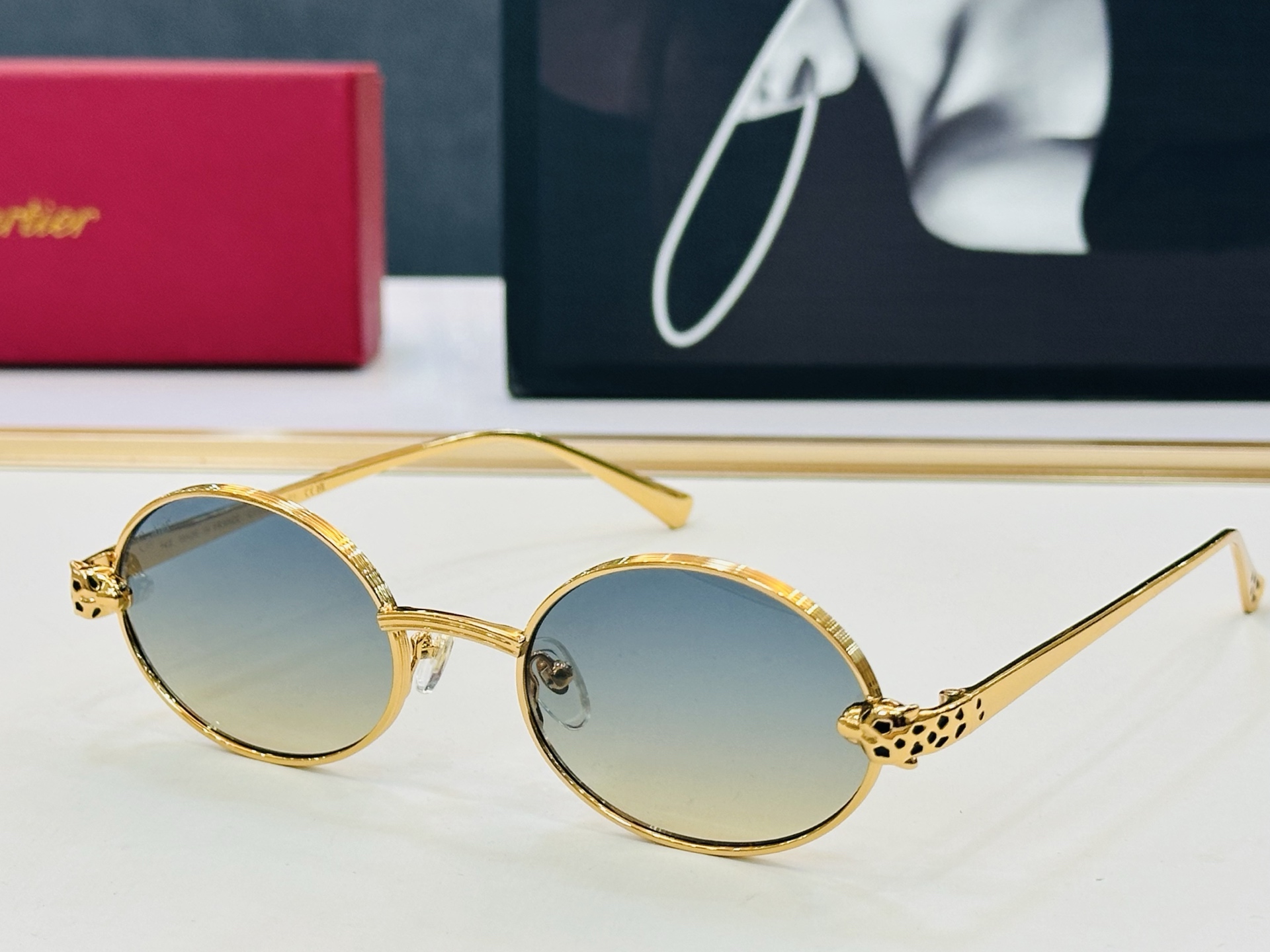新款 Cartier 卡家 MODEL: CT0931S Size：56口17-143 高品质 品牌标志