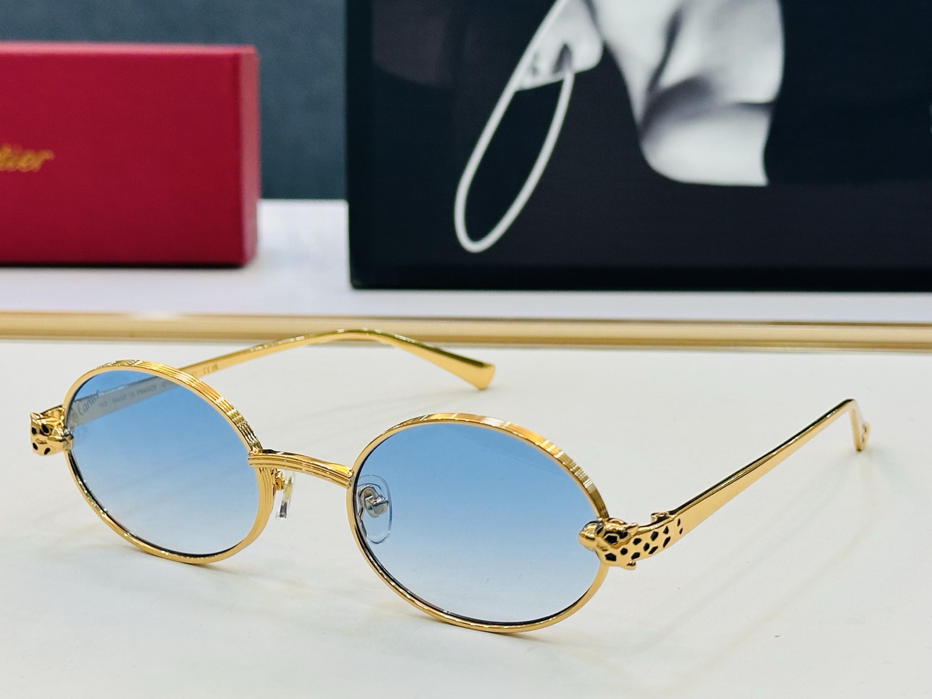 新款 Cartier 卡家 MODEL: CT0931S Size：56口17-143 高品质 品牌标志
