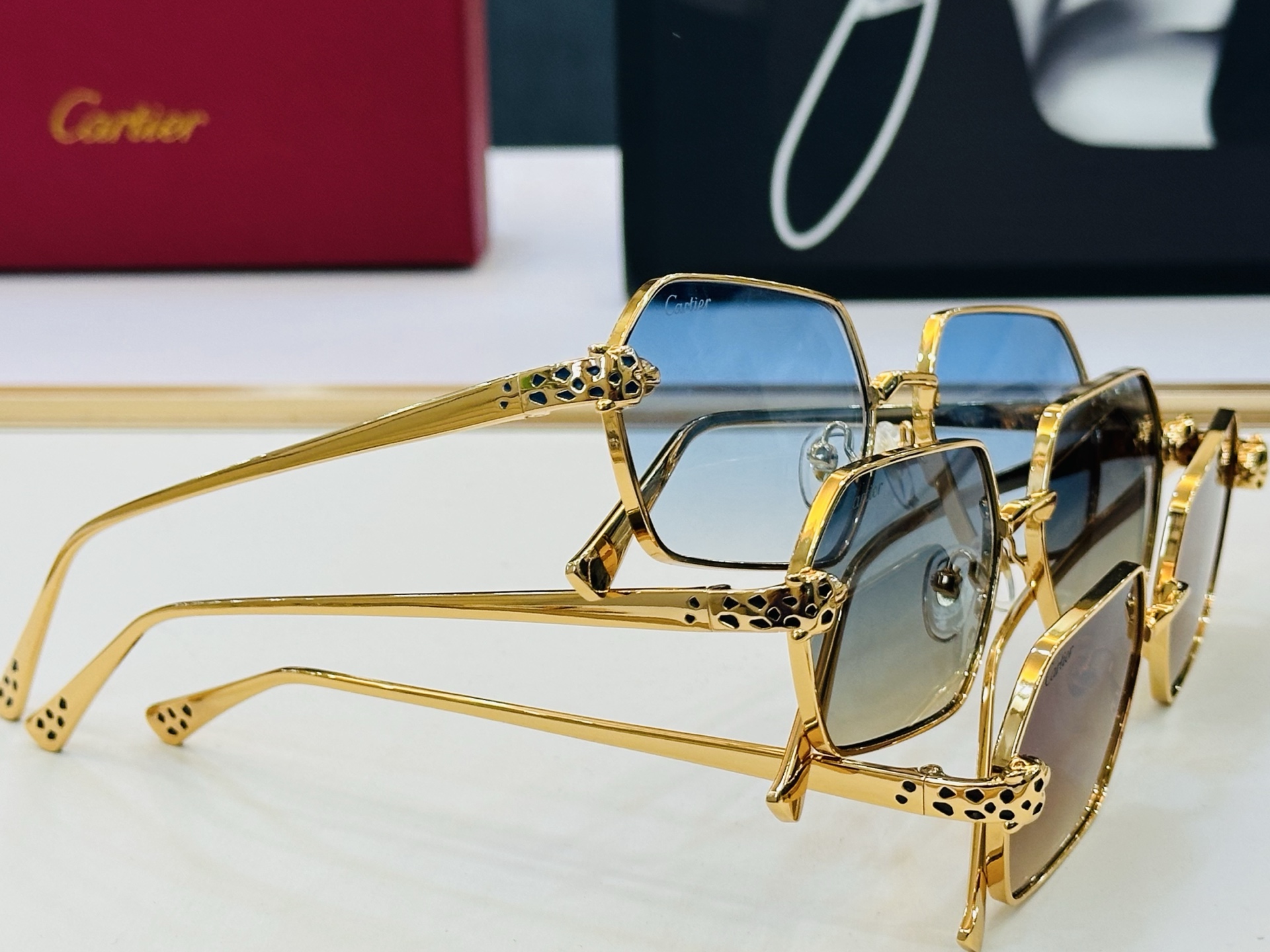 新款 Cartier 卡家 MODEL: CT0932S Size：55口15-143 高品质 品牌标志