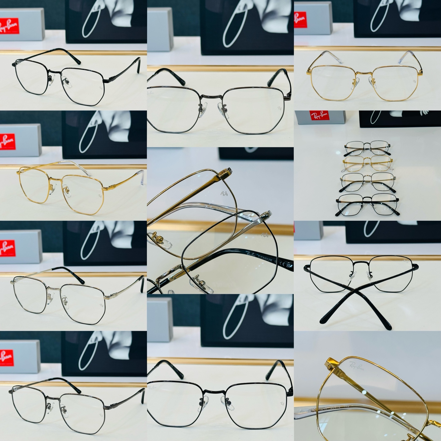 🔺雷鹏🔻RB8776 Size：53口19-145 男女通用，超帅气 经典框 J配光镜 🕶