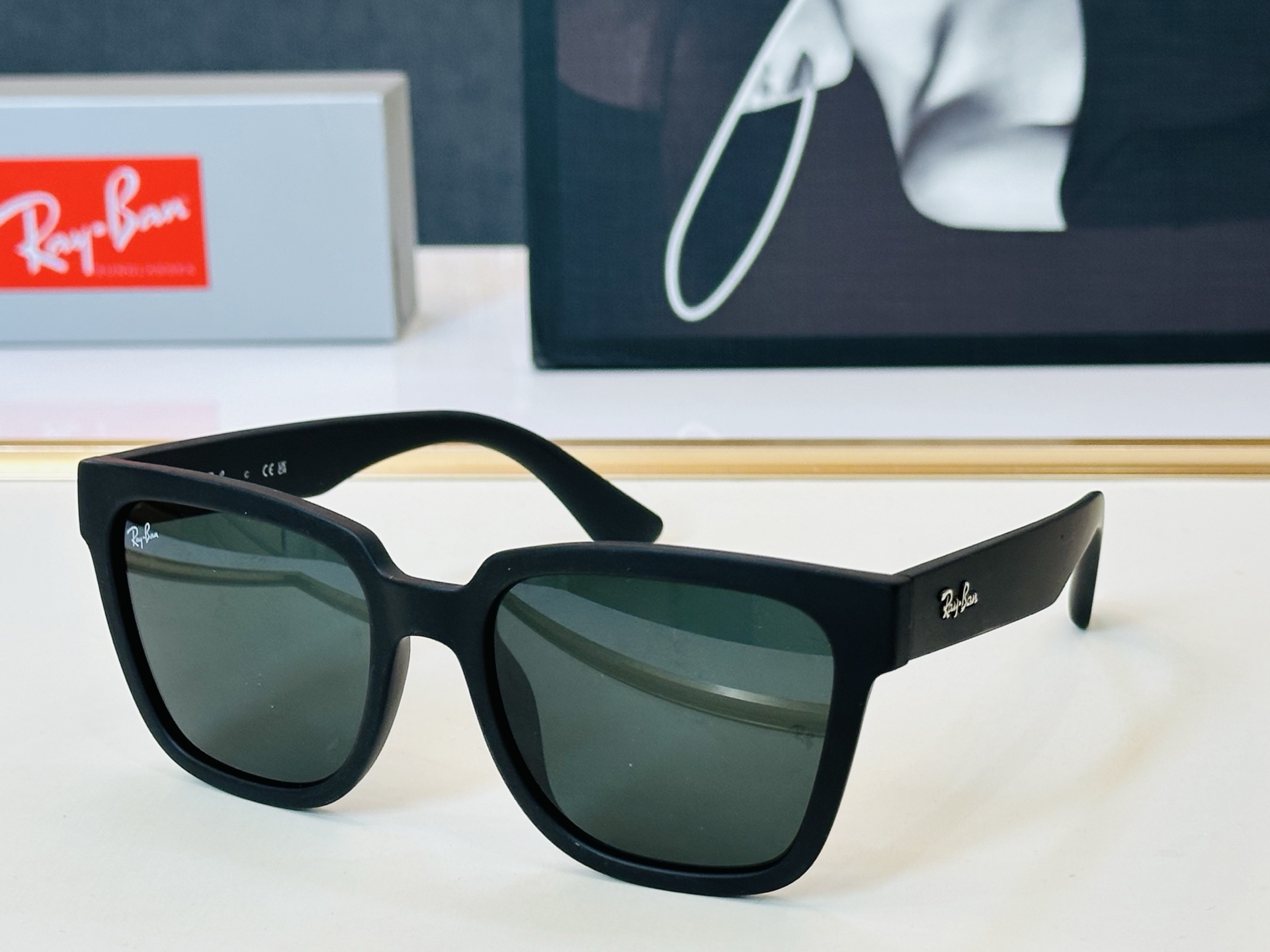 🔺雷鹏🔻RB4437 Size：52口21-145 男女通用，超帅气 J经典框 🕶