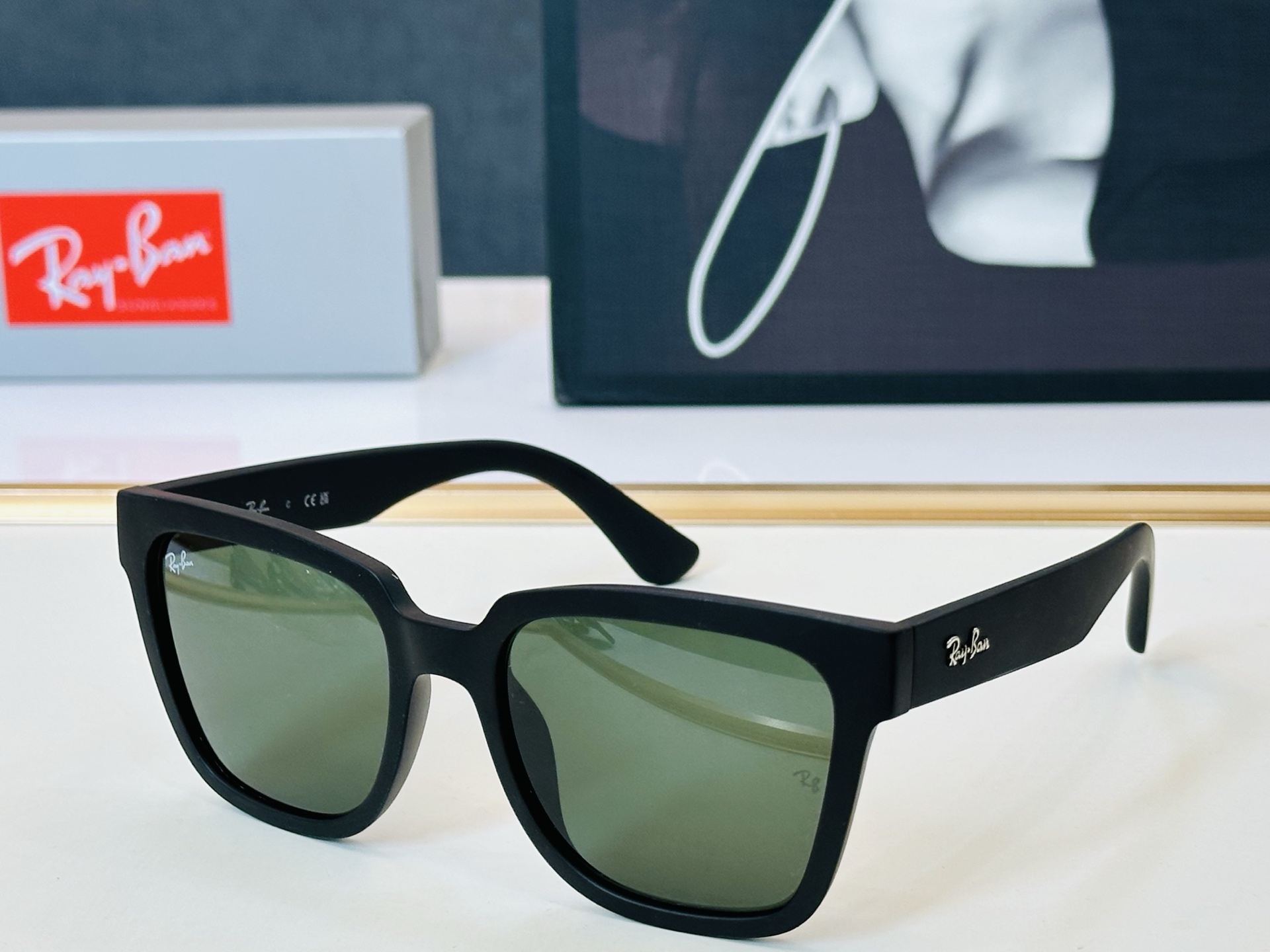 🔺雷鹏🔻RB4437 Size：52口21-145 男女通用，超帅气 J经典框 🕶