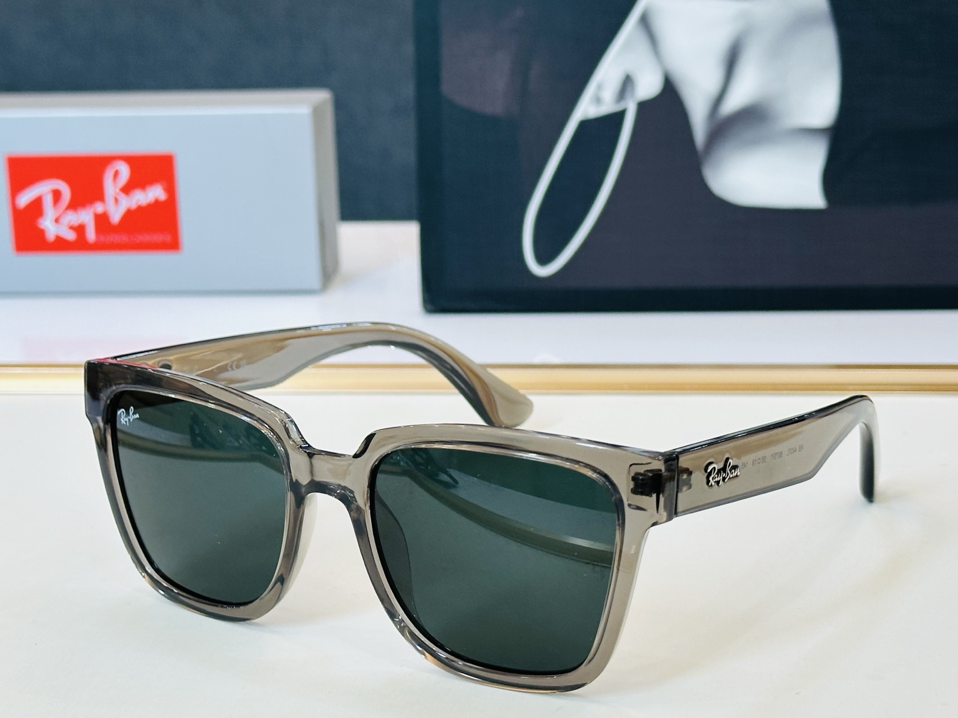 🔺雷鹏🔻RB4437 Size：52口21-145 男女通用，超帅气 J经典框 🕶