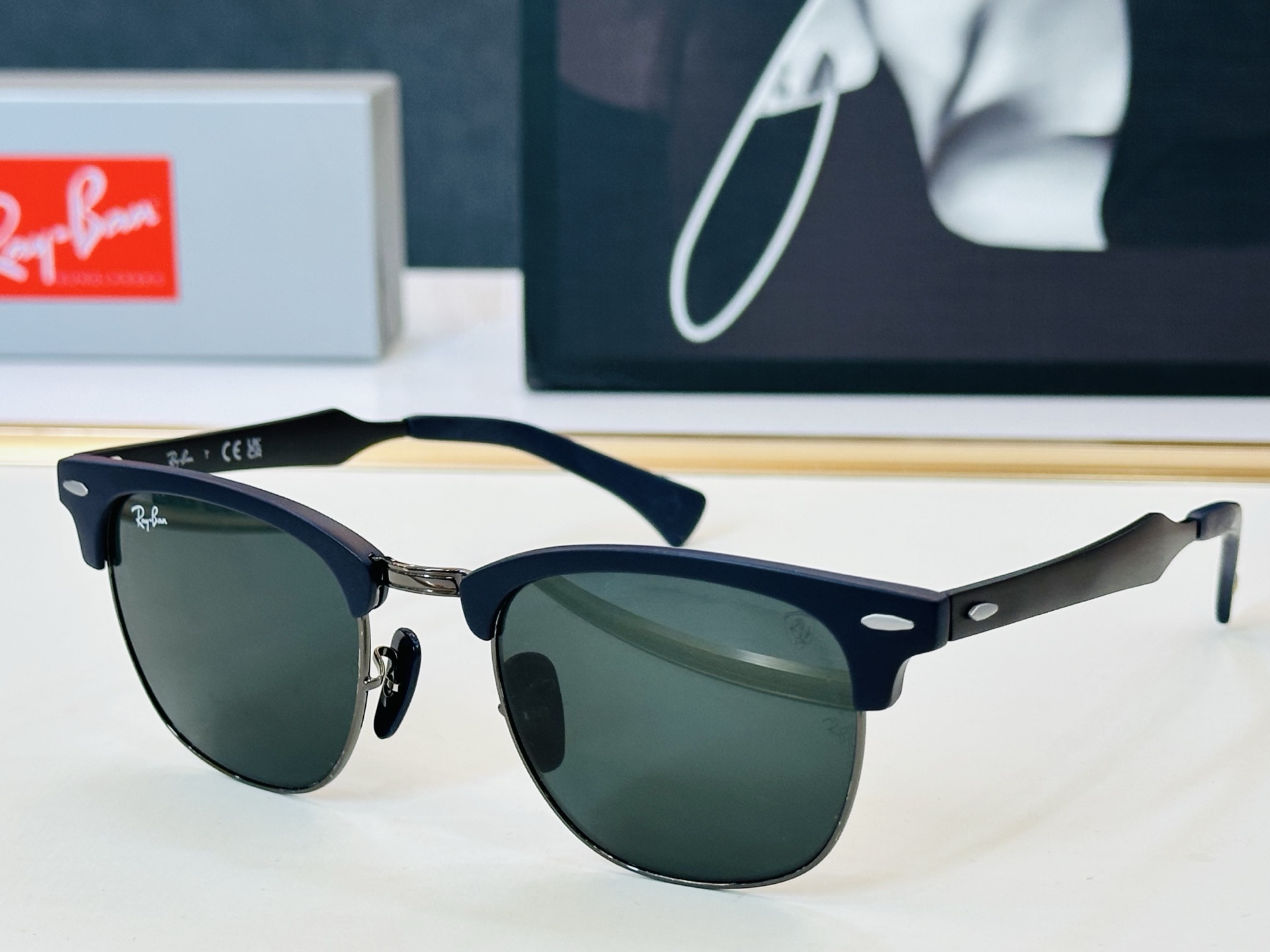 🔺雷鹏🔻RB3807 Size：51口21-140 男女通用，超帅气 J经典框 🕶