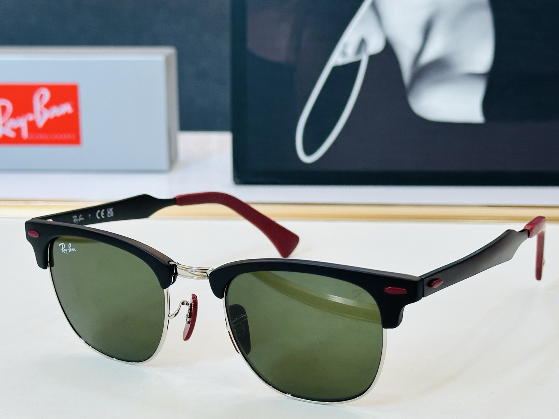 🔺雷鹏🔻RB3807 Size：51口21-140 男女通用，超帅气 J经典框 🕶