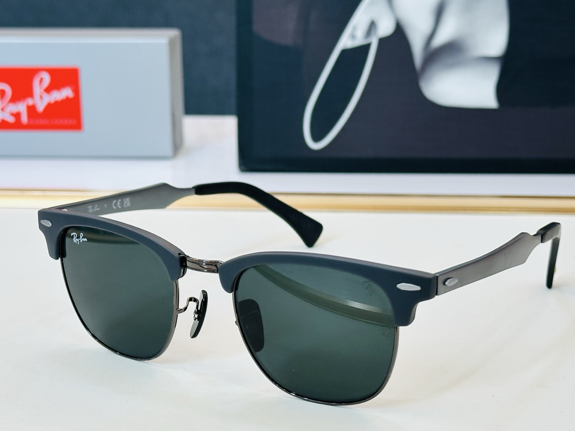 🔺雷鹏🔻RB3807 Size：51口21-140 男女通用，超帅气 J经典框 🕶