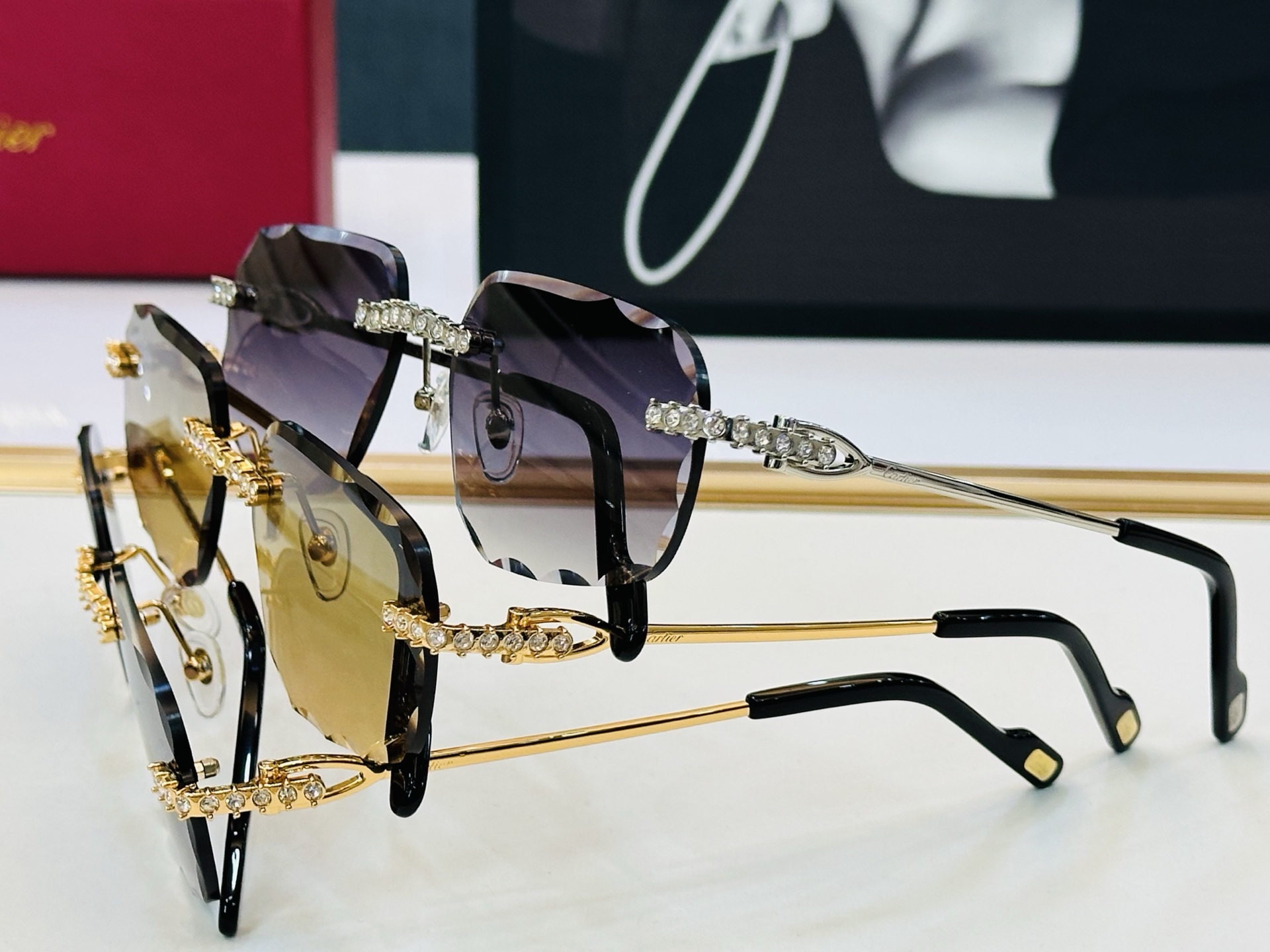 Cartie* 卡家 太阳镜 CT1607 S Size：58口17-143 电镀工艺精湛气质十足！X男