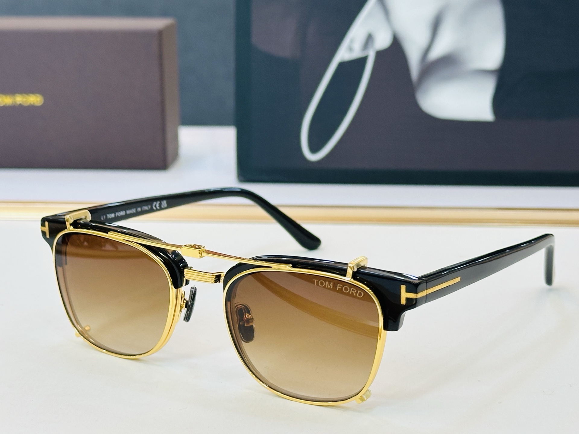 🔺TOM FOR*🔻 汤姆家 官网新款 FT6016-K-B Size：50口21-145 经典时尚 🔝
