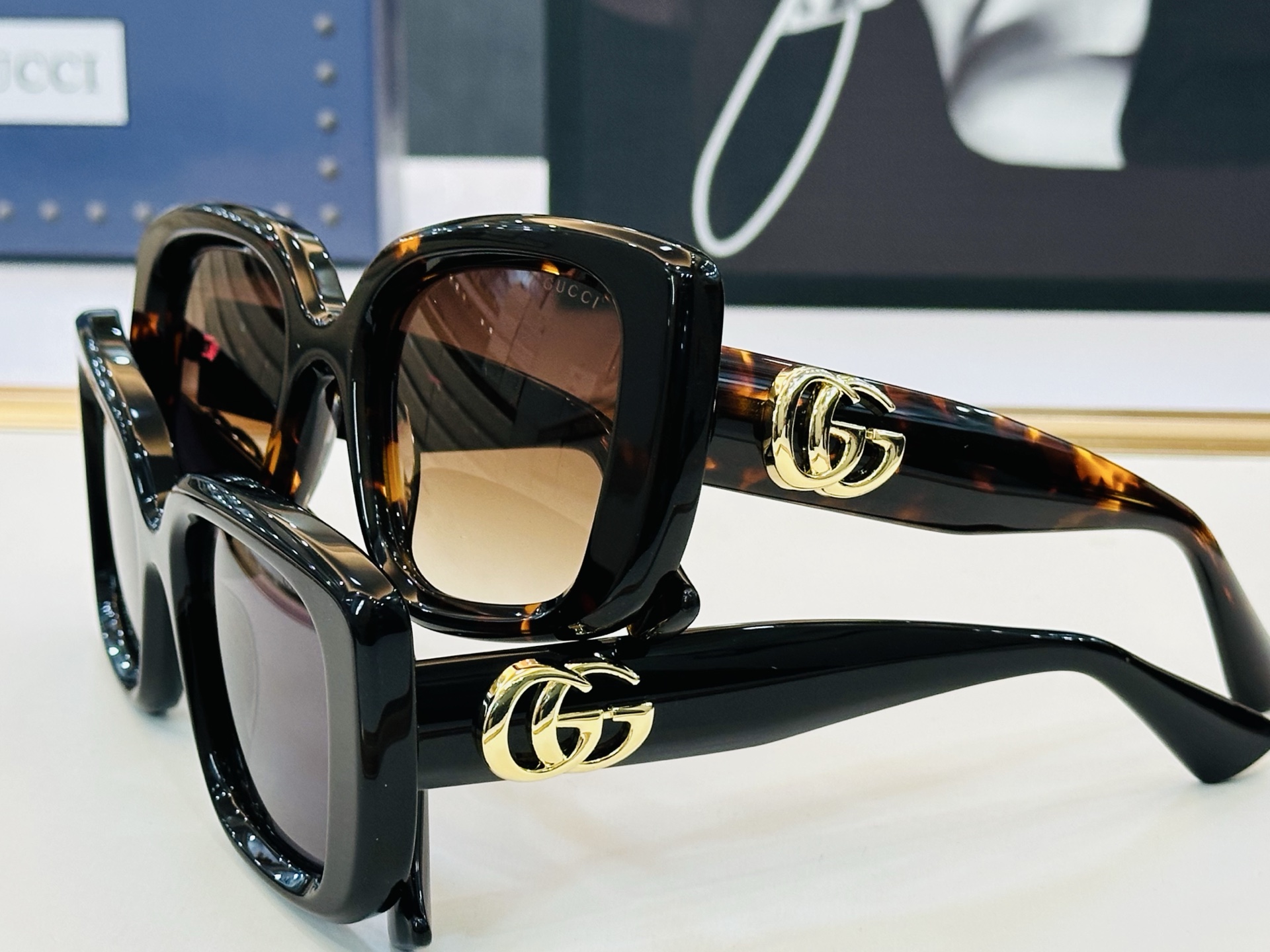 GUCC* 古家 GG1975S 🐝🐝系列 Size：50口22-145 🍁🍁 C超绝品质 。