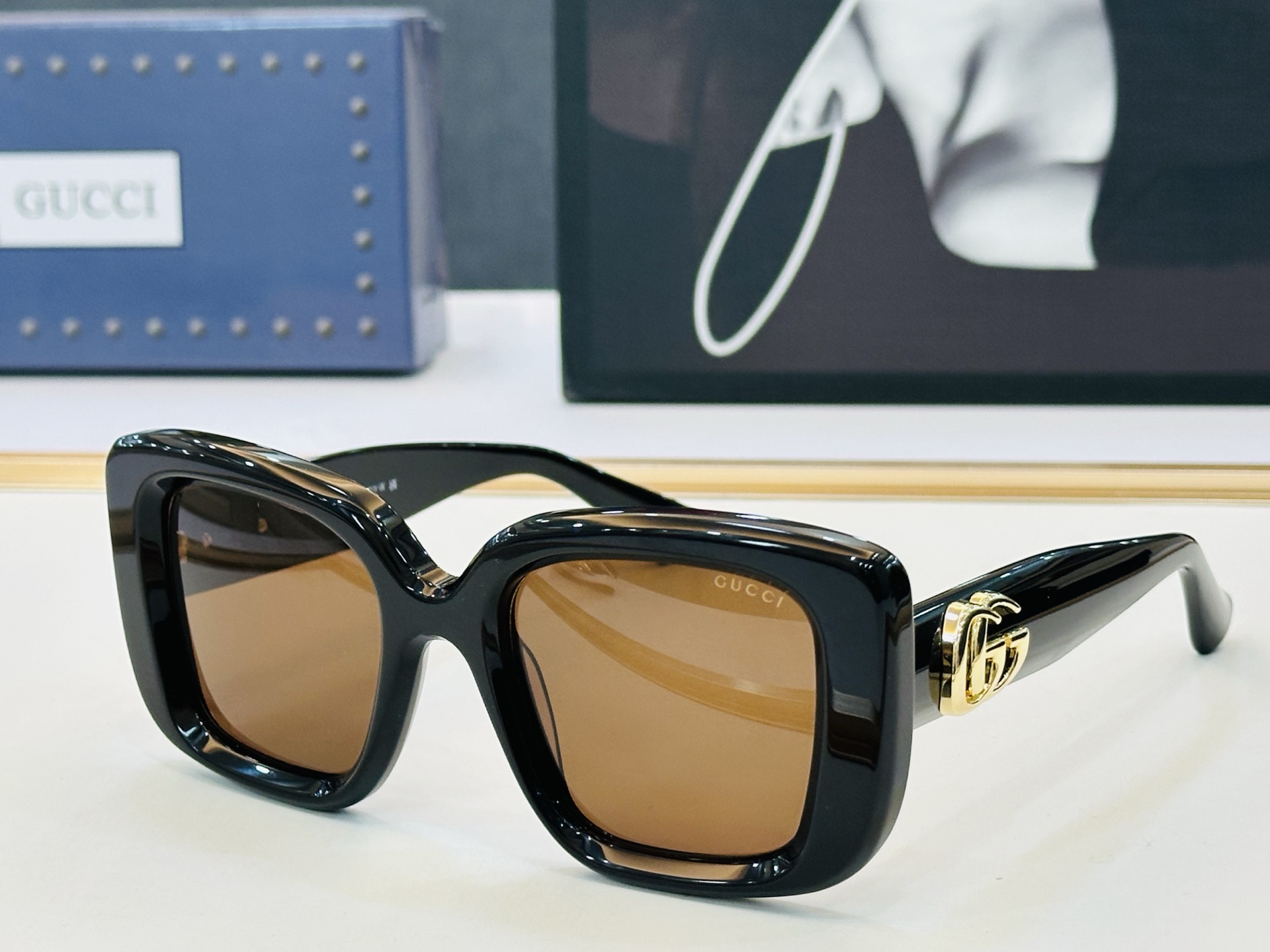 GUCC* 古家 GG1975S 🐝🐝系列 Size：50口22-145 🍁🍁 C超绝品质 。