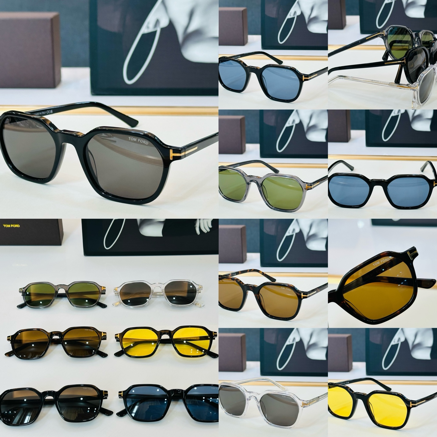 🆕款 TOM FORD🏇汤姆家 MODEL:FT1301 size：51口20-145 🈷️😍时尚潮流 