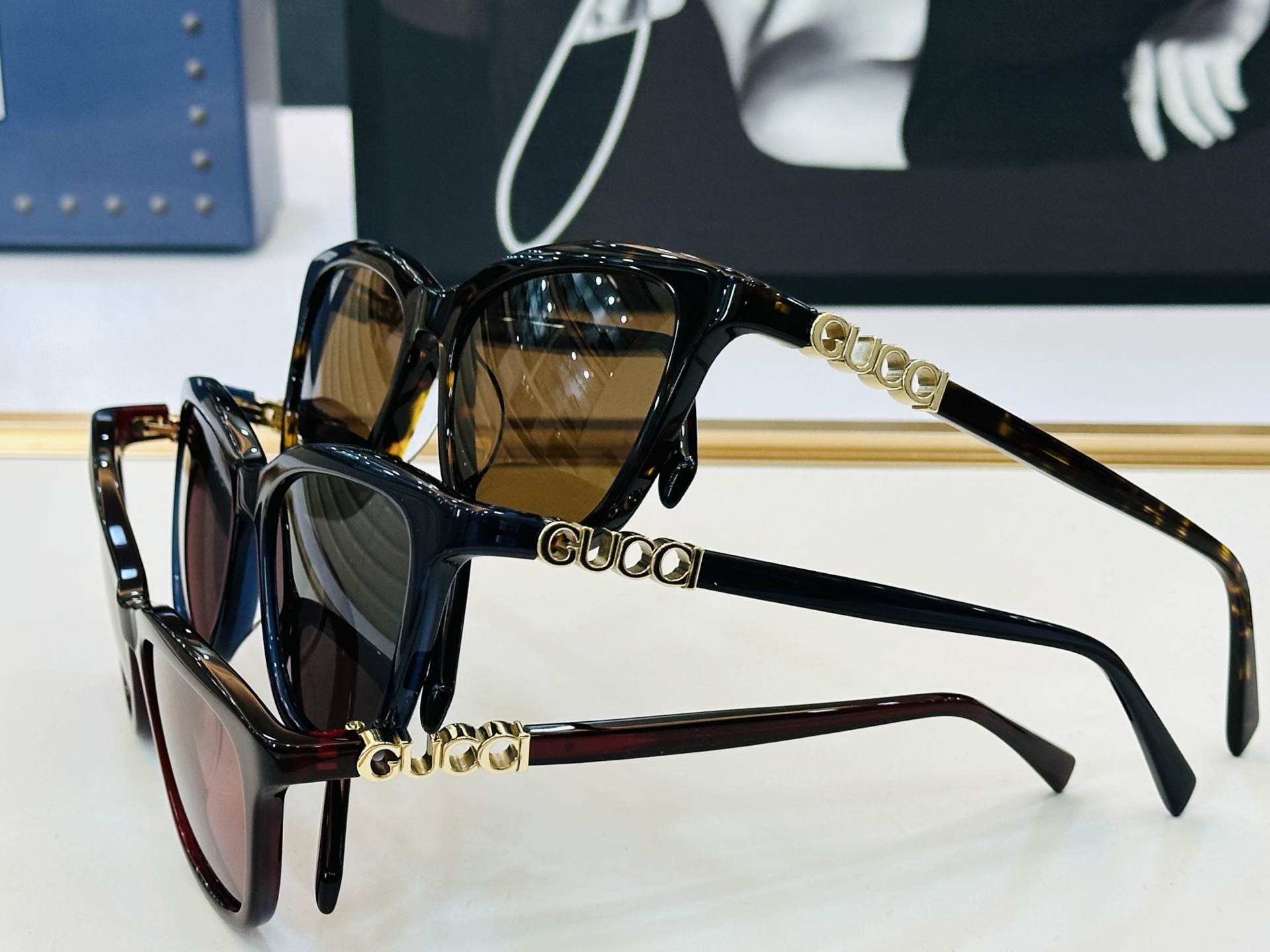 GUCC* 古家 GG2032S 🐝🐝系列 Size：52口16-140 🍁🍁 W超绝品质 。