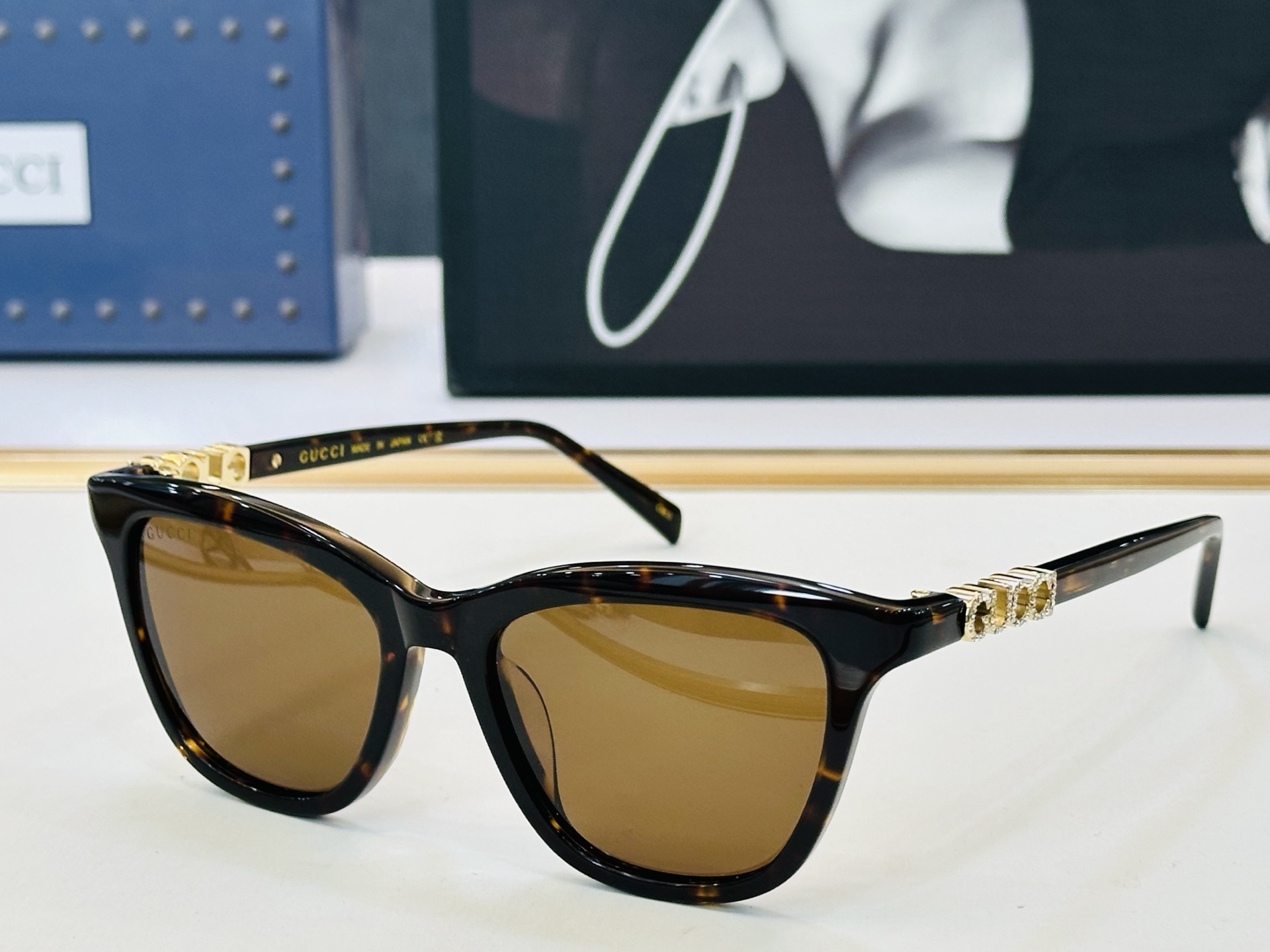 GUCC* 古家 GG2032S 🐝🐝系列 Size：52口16-140 🍁🍁 W超绝品质 带钻款 。
