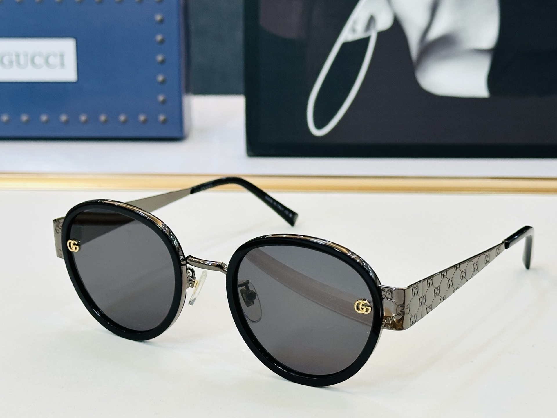 GUCC* 古家 GG2035SK 🐝🐝系列 Size：50口24-145 🍁🍁 L超绝品质 。