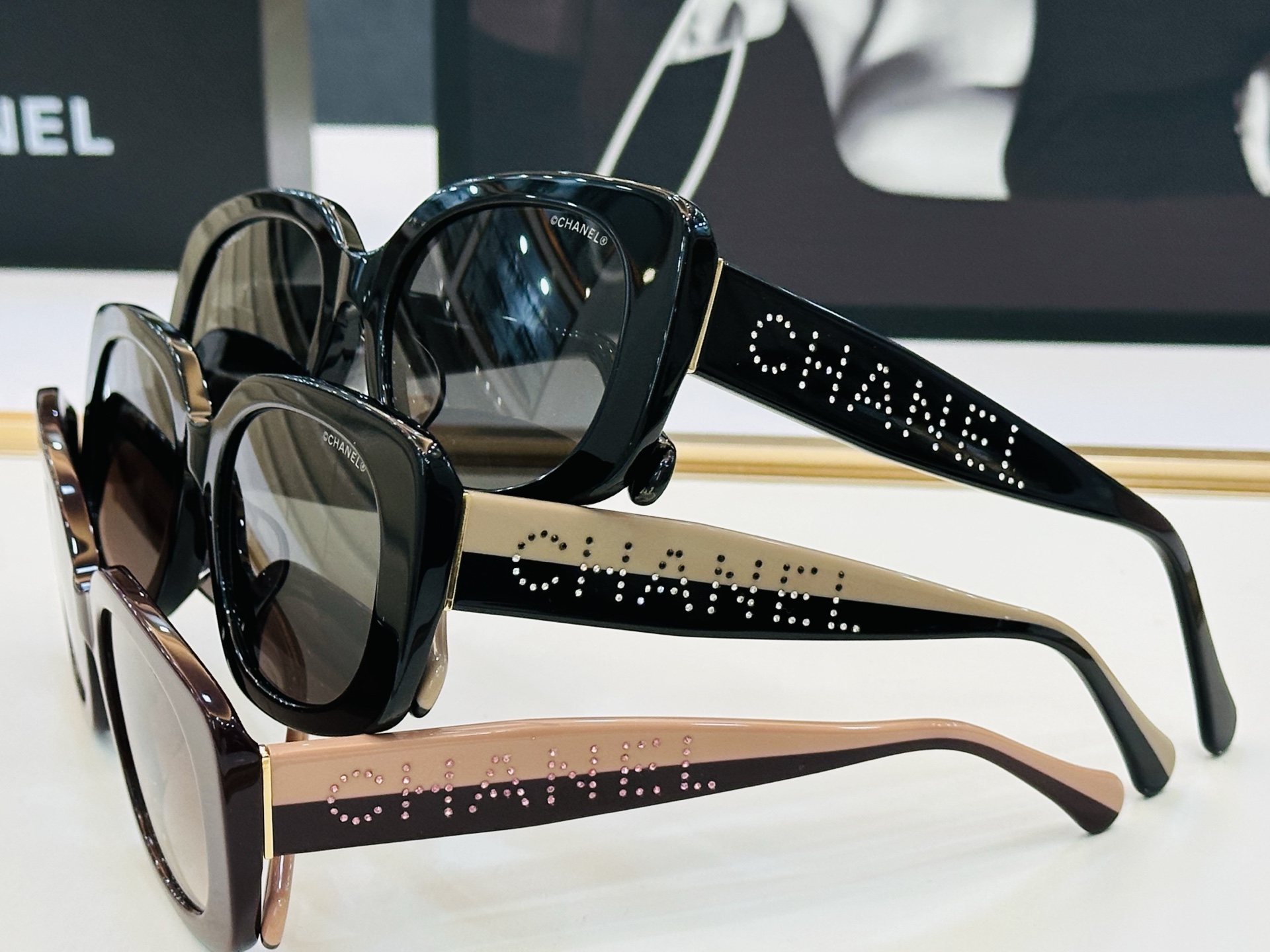 【CHANE*/香家】MODEL:CH5563B Size：53口17-140 独特设计 J适合各种脸型