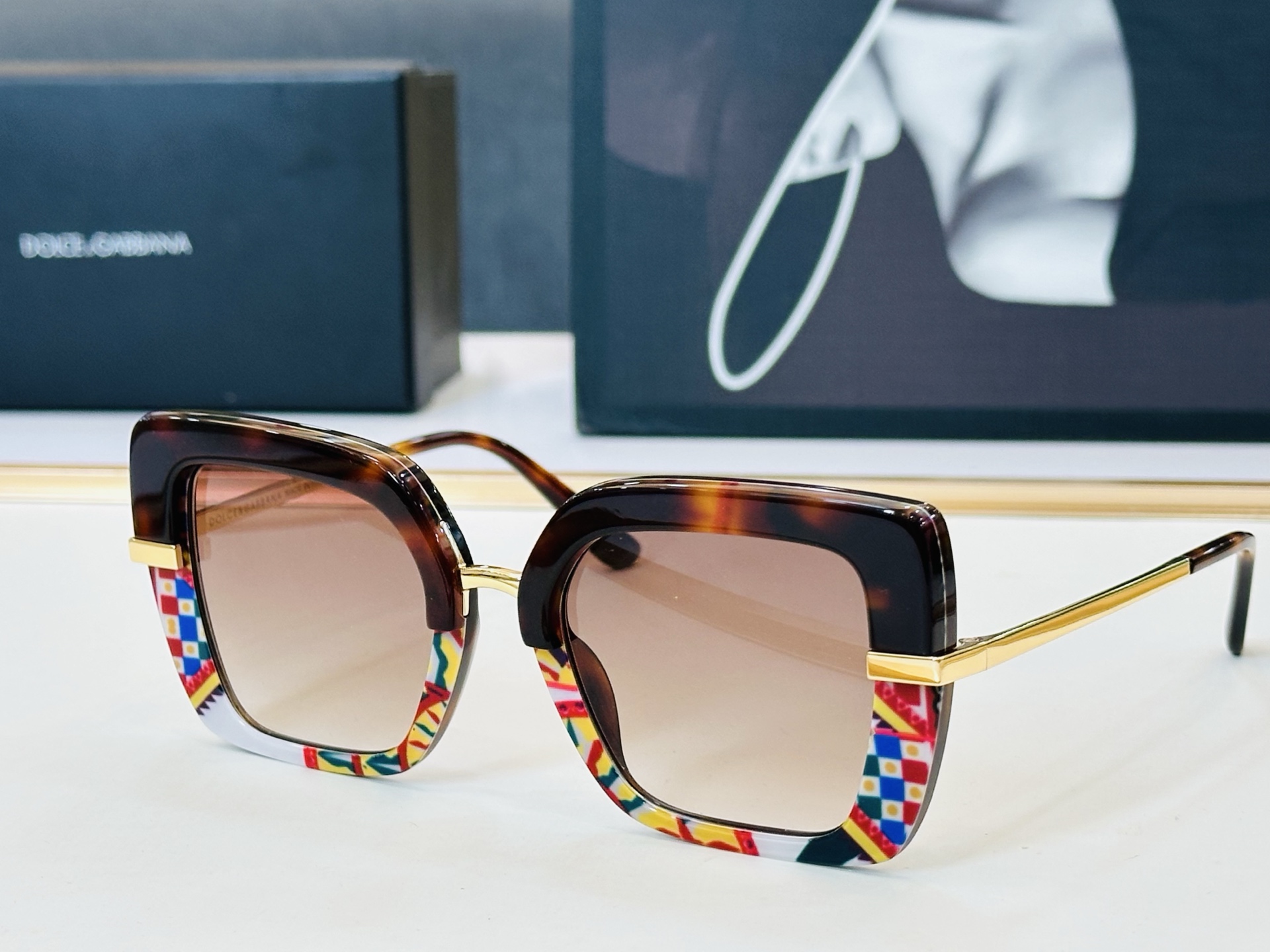 🆕 官网款 🔺DOLCE&GABBAN*🔻DG4373 Size：52口21-140 新颖独特🔝🔝L美艳