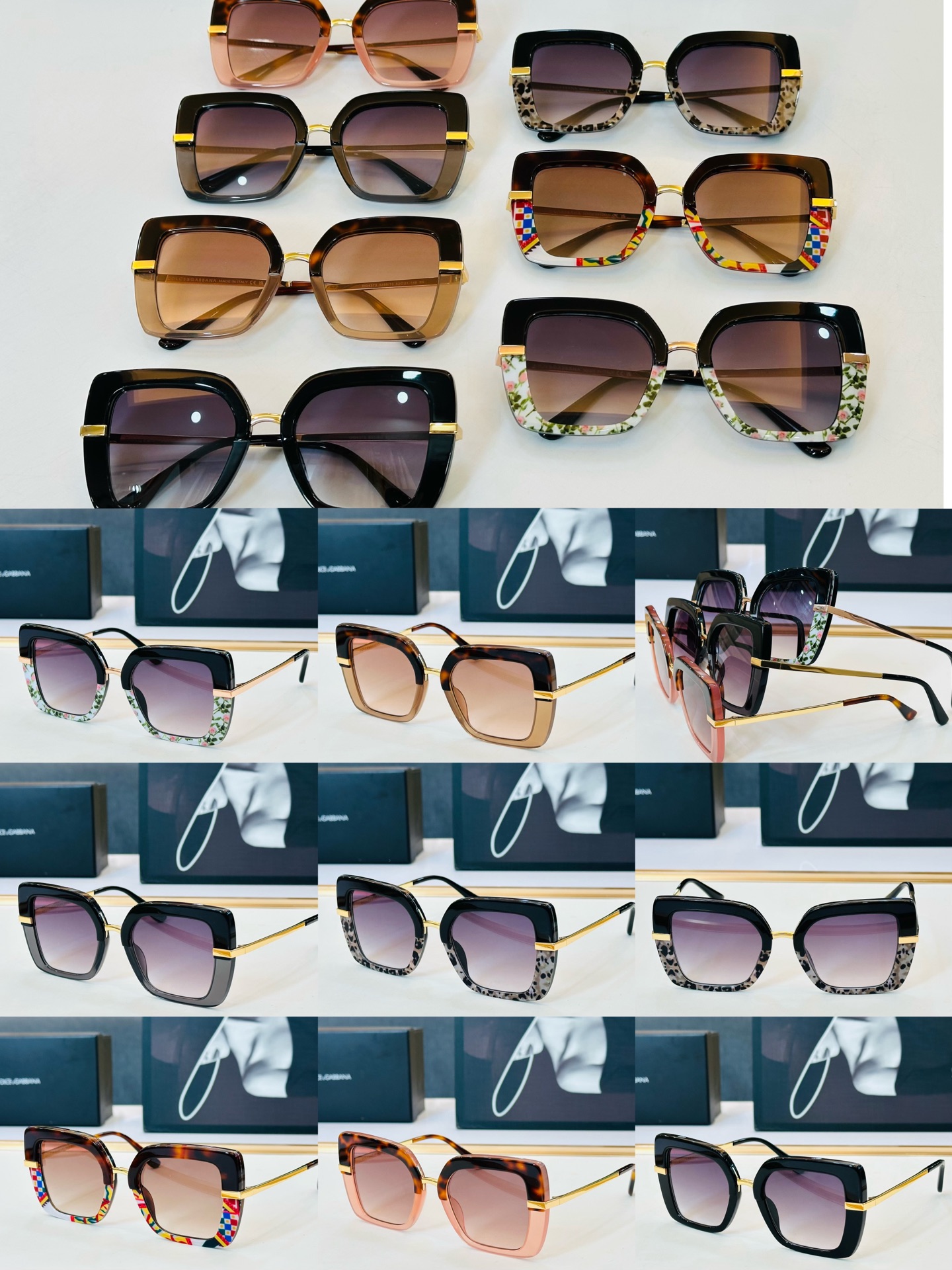 🆕 官网款 🔺DOLCE&GABBAN*🔻DG4373 Size：52口21-140 新颖独特🔝🔝L美艳