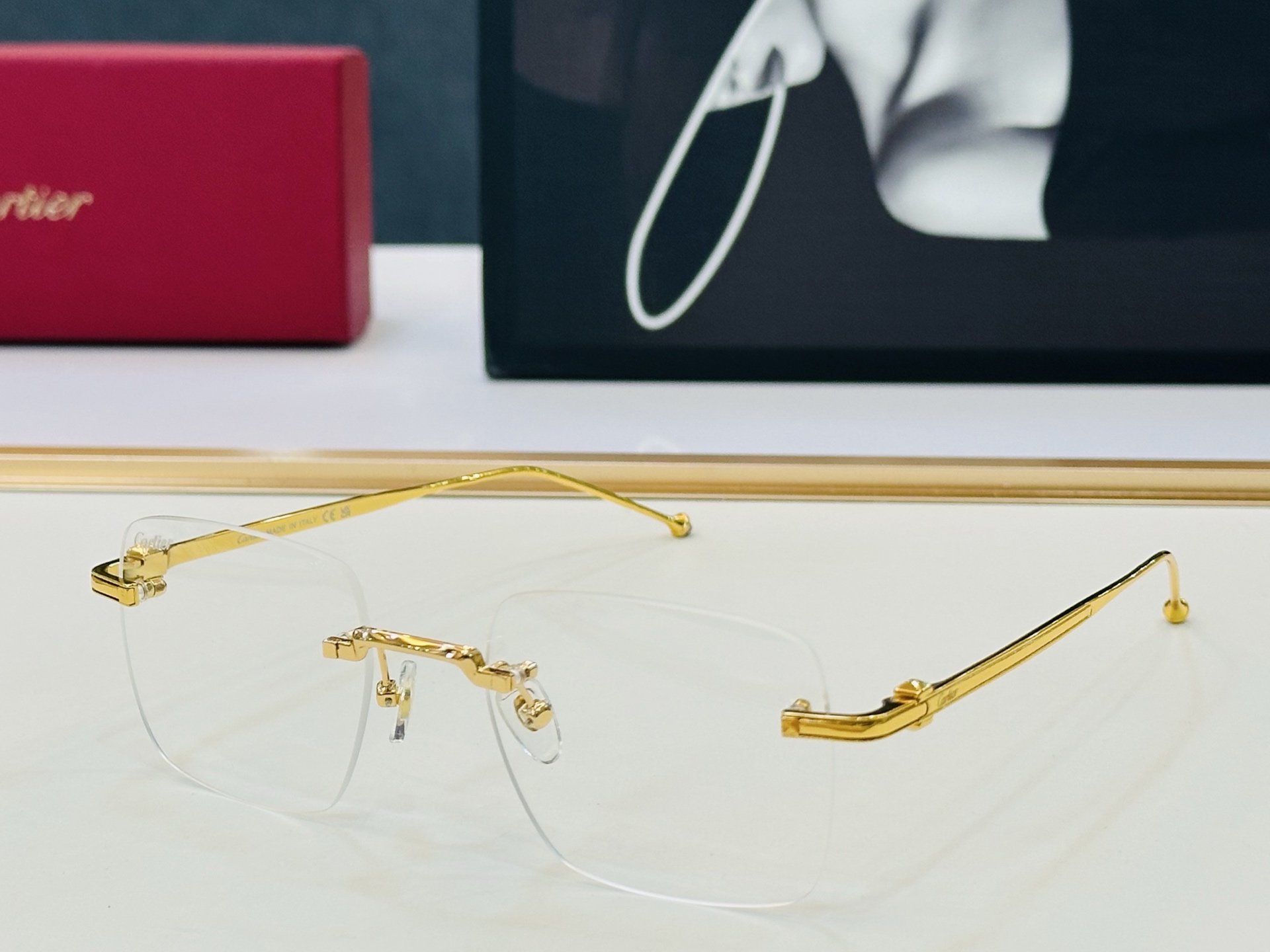 Cartier-卡家 🎁CT0403S Size：52口20-145不挑脸型 简约大气 时尚休闲👌👃C配