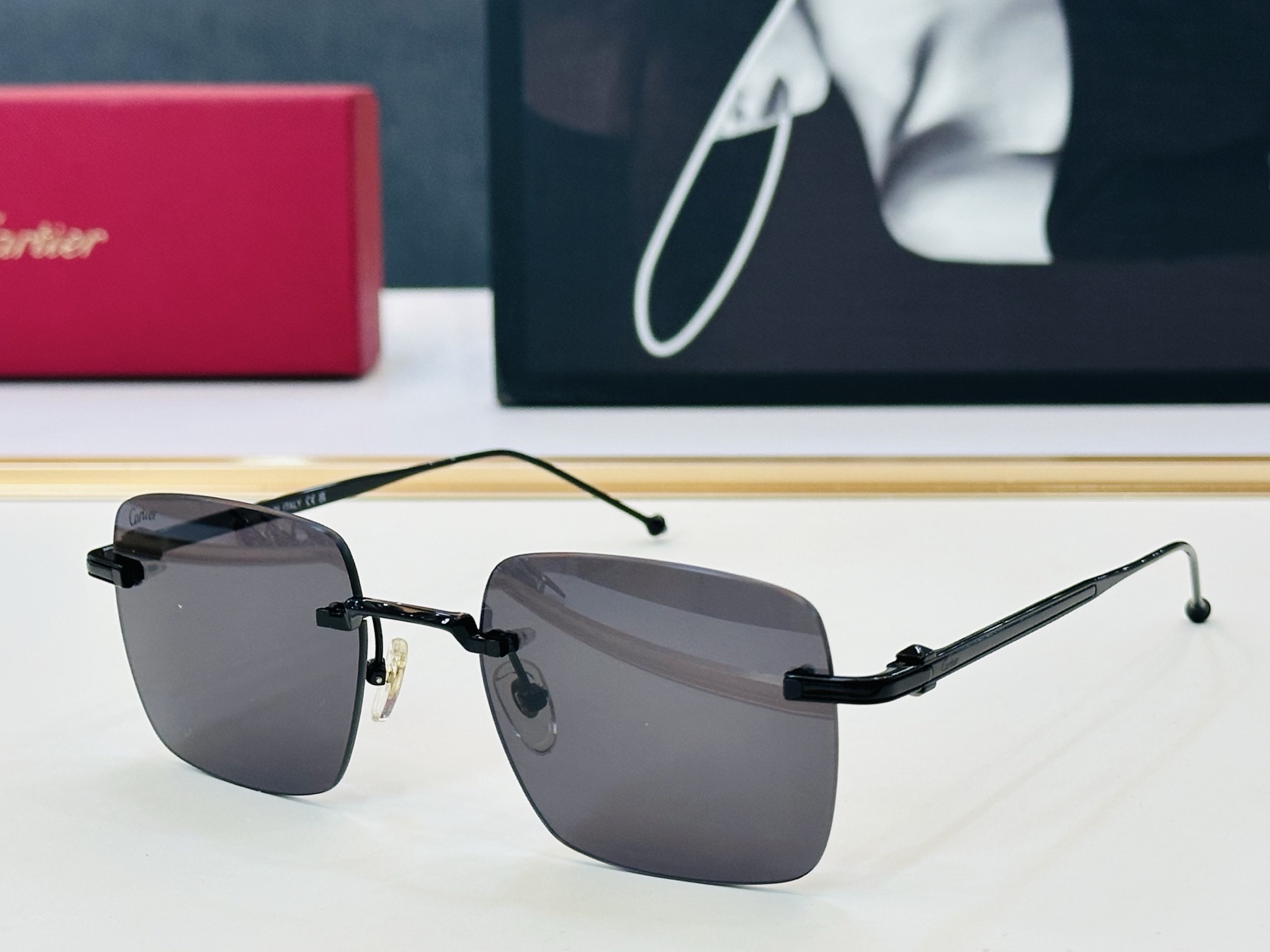 Cartier-卡家 🎁CT0403S Size：52口20-145不挑脸型 简约大气 时尚休闲👌👃C配