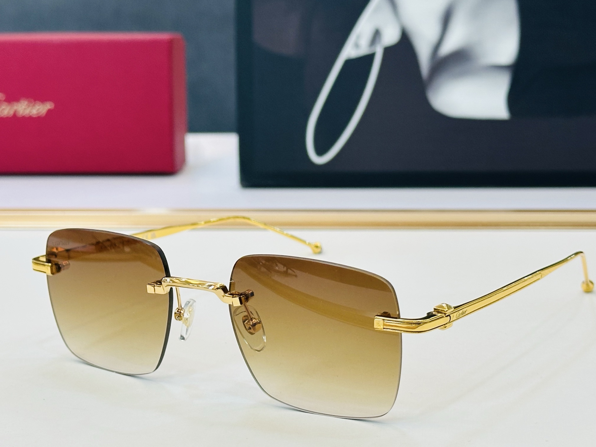 Cartier-卡家 🎁CT0403S Size：52口20-145不挑脸型 简约大气 时尚休闲👌👃C配