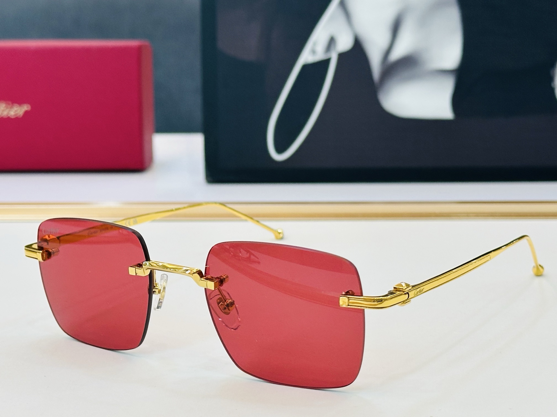 Cartier-卡家 🎁CT0403S Size：52口20-145不挑脸型 简约大气 时尚休闲👌👃C配