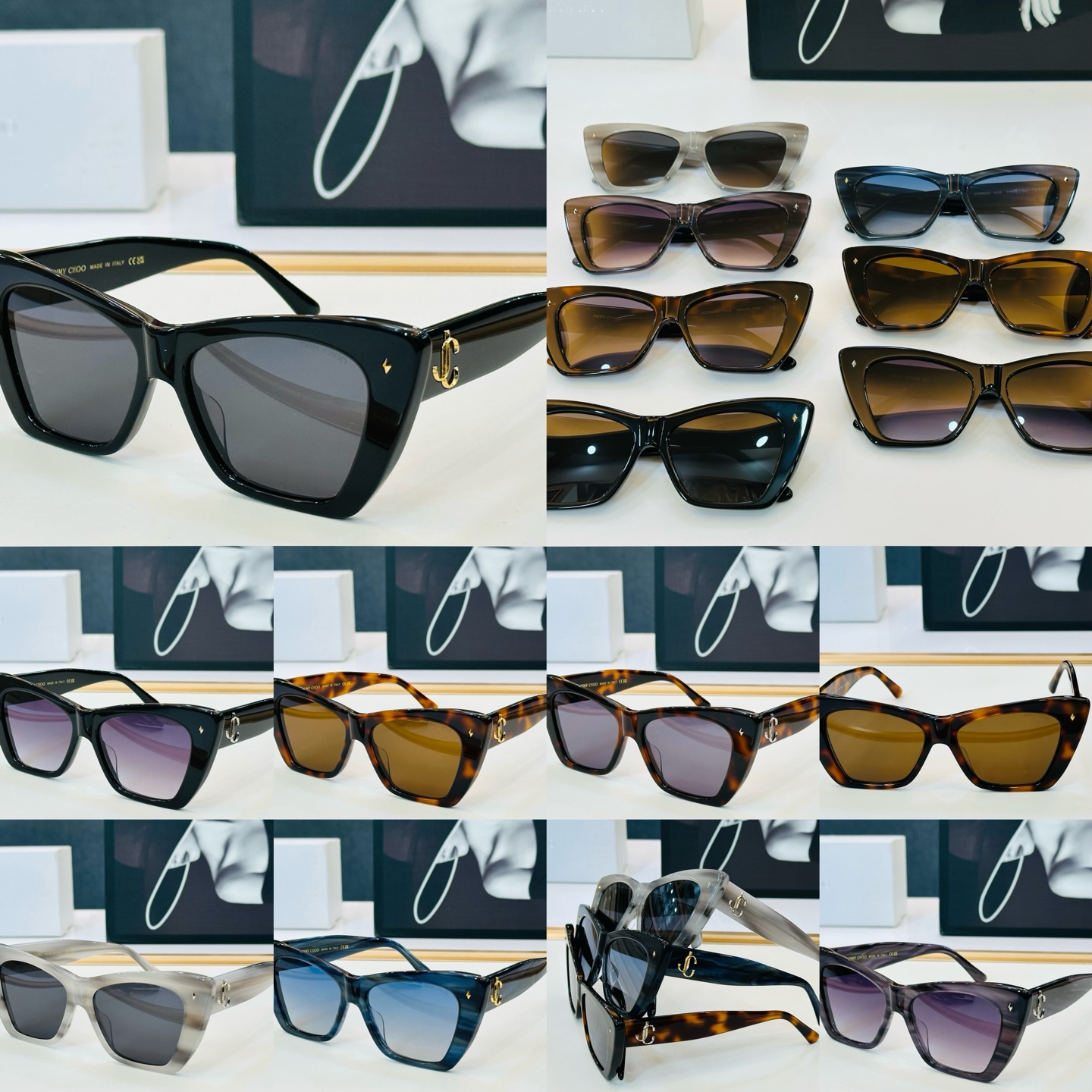 JIMMY CHO* 吉米家 JC5062U Size：55口16-145 新款 坚持一如既往最高品质 