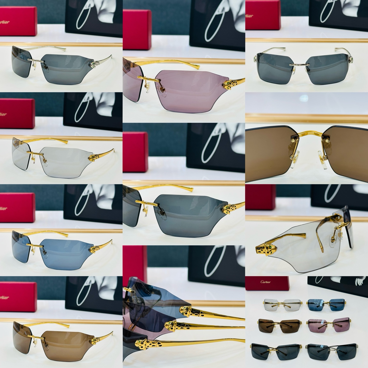 🆕 原版Cartie* 卡家 官网经典款 太阳镜 CT0267S Size：60口15-115 电镀工艺