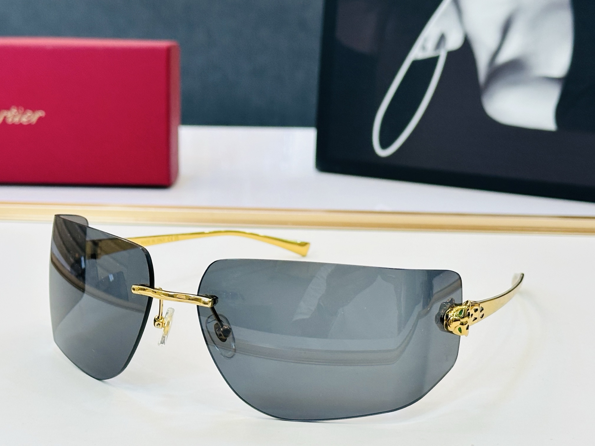 🆕 原版Cartie* 卡家 官网经典款 太阳镜 CT0268S Size：64口15-115 电镀工艺