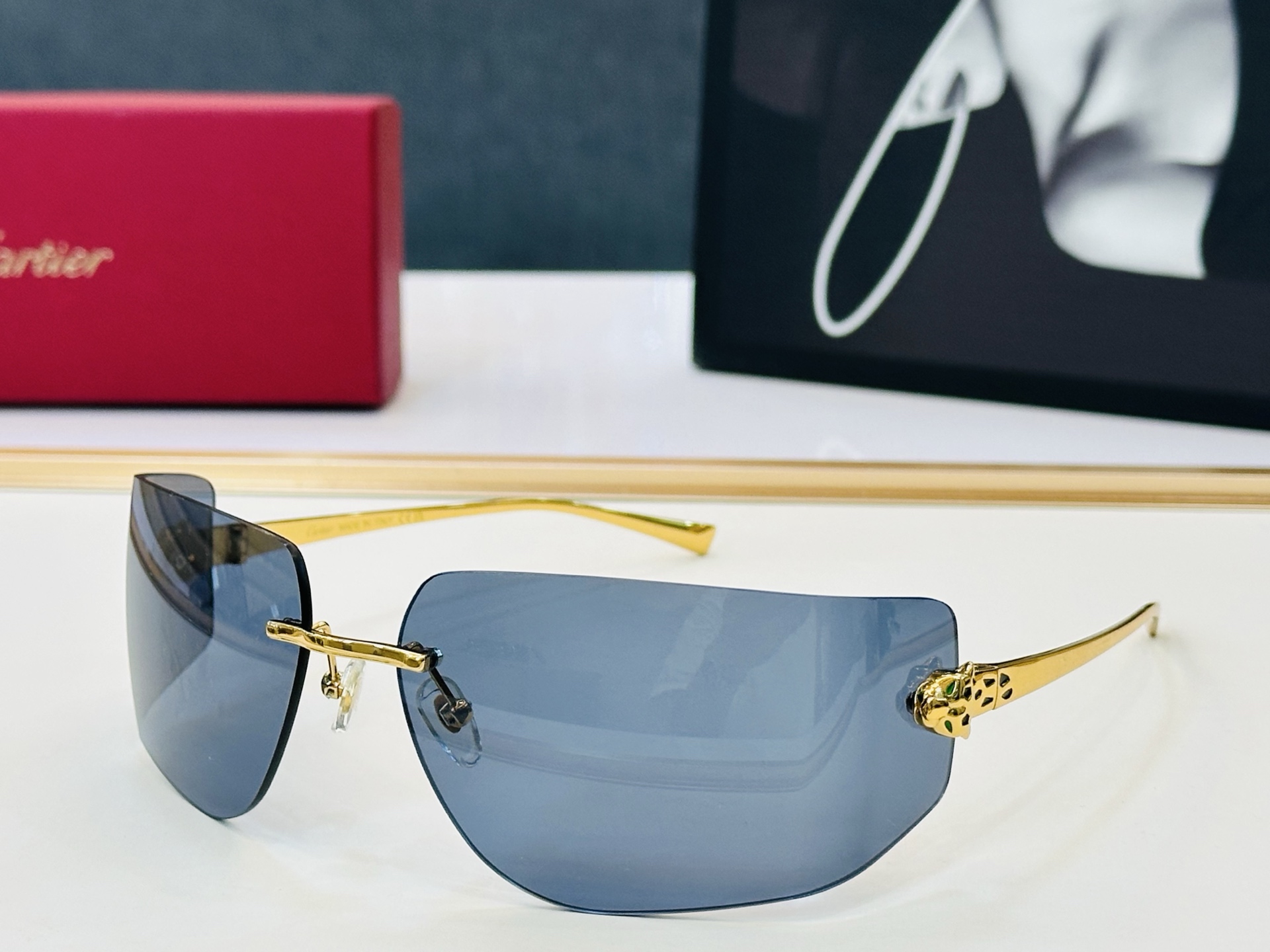 🆕 原版Cartie* 卡家 官网经典款 太阳镜 CT0268S Size：64口15-115 电镀工艺