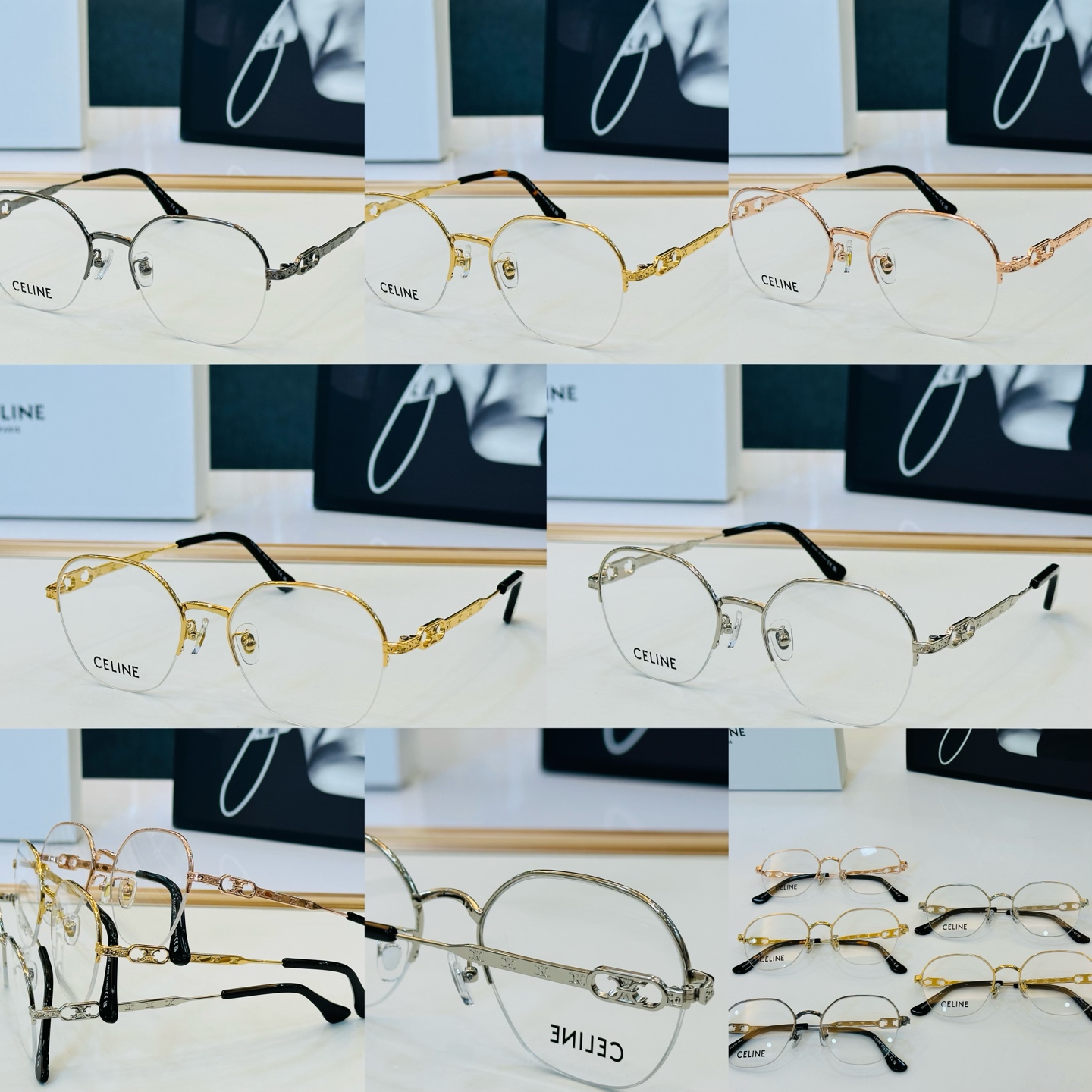 【CELINE】赛琳 CL51232 Size：53口19-145 一直热销的款式，欧美风 Z工艺超赞 