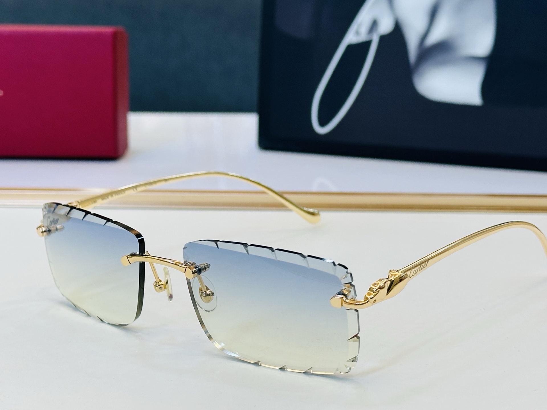 🆕 原版Cartie* 卡家 官网经典款 太阳镜 CT0061O Size：57口16-130 电镀工艺