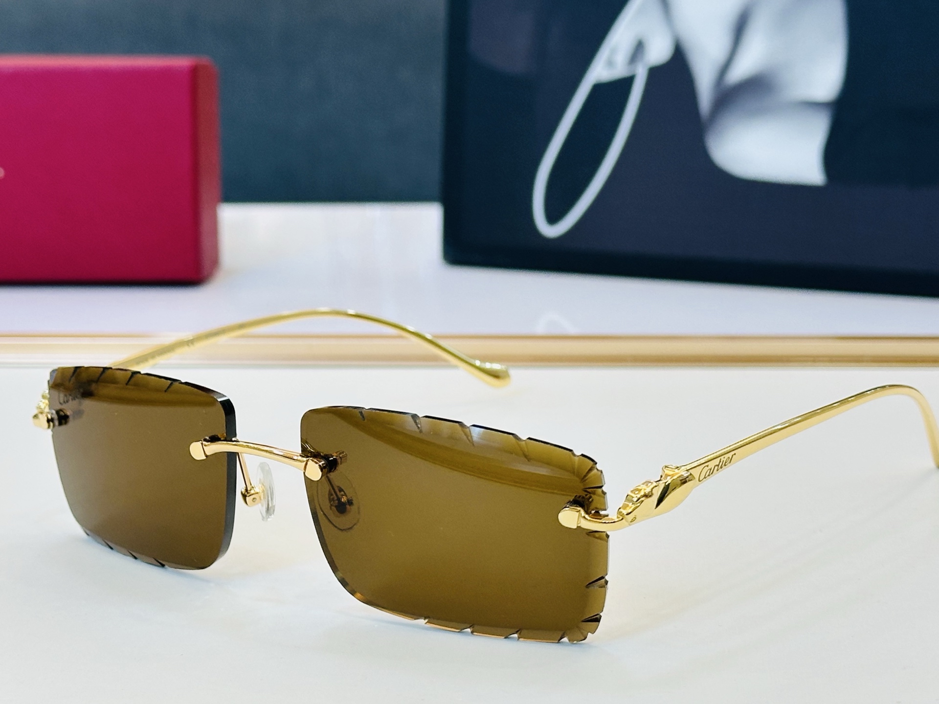 🆕 原版Cartie* 卡家 官网经典款 太阳镜 CT0061O Size：57口16-130 电镀工艺