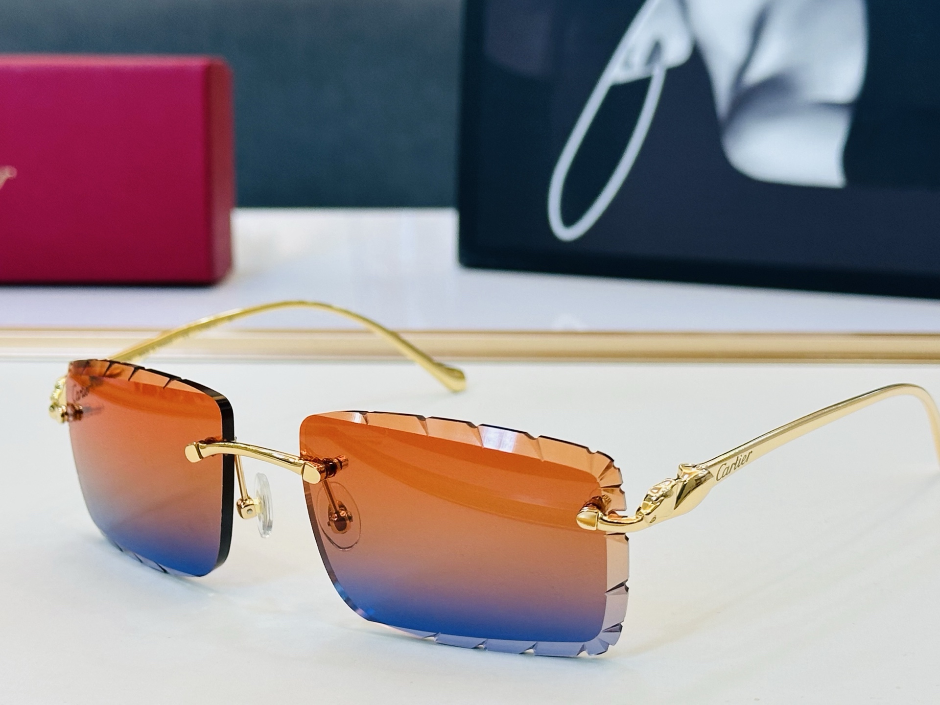 🆕 原版Cartie* 卡家 官网经典款 太阳镜 CT0061O Size：57口16-130 电镀工艺