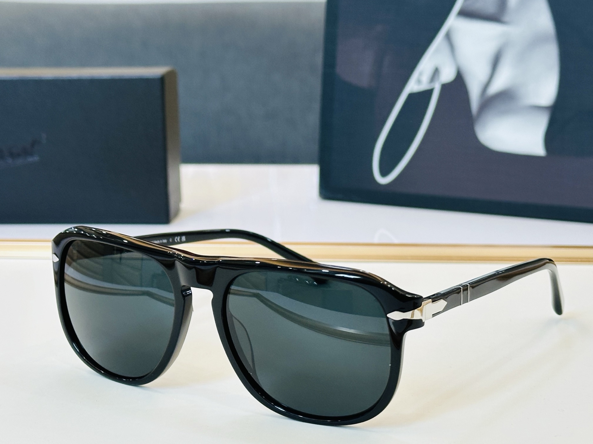 NO:823675,PersolMODELPO3310-S SIZE57 mouth 18- acetate frame L sunglasses glasses sunglasses sunglasses, glasses19860909PersolMODELPO3310-S SIZE57口18- 板材框 L太阳镜 眼镜墨镜太阳镜,眼镜,glasses