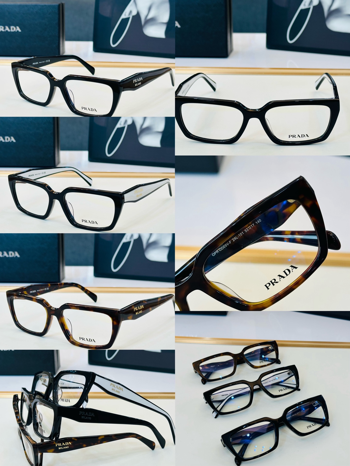 🔺PRAD*🔻普家 OPR OD05 Size：53口17-140  眼镜系列堪称精湛制作 彰显独特个 