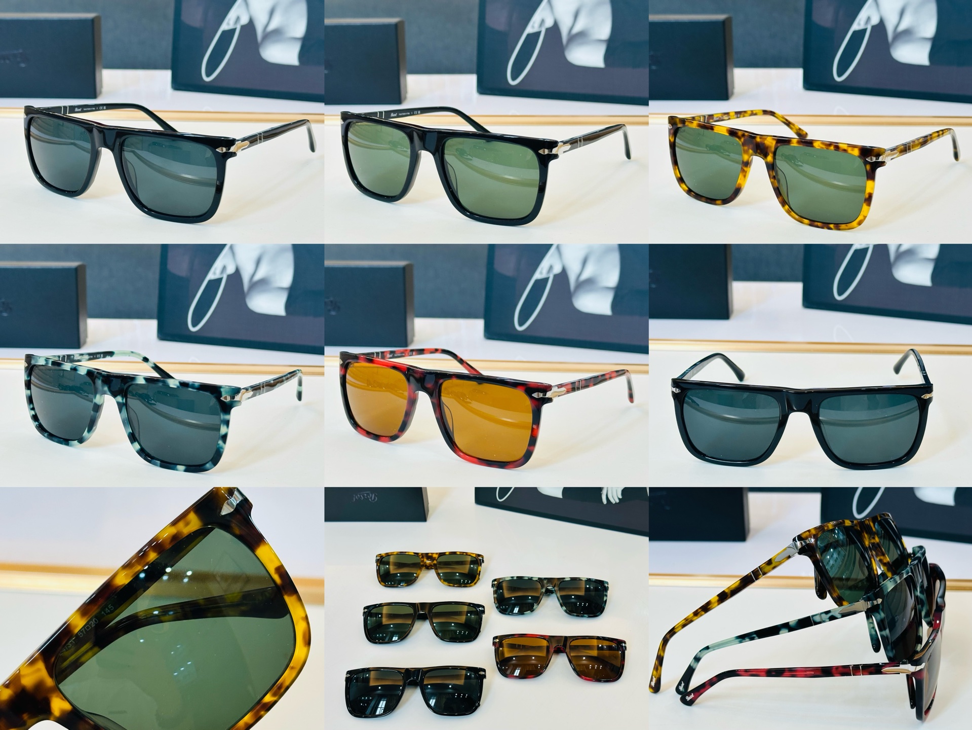 Persol❤️🔺MODEL：PO3348-S ❤️SIZE：57口20-145 板材框 L太阳镜