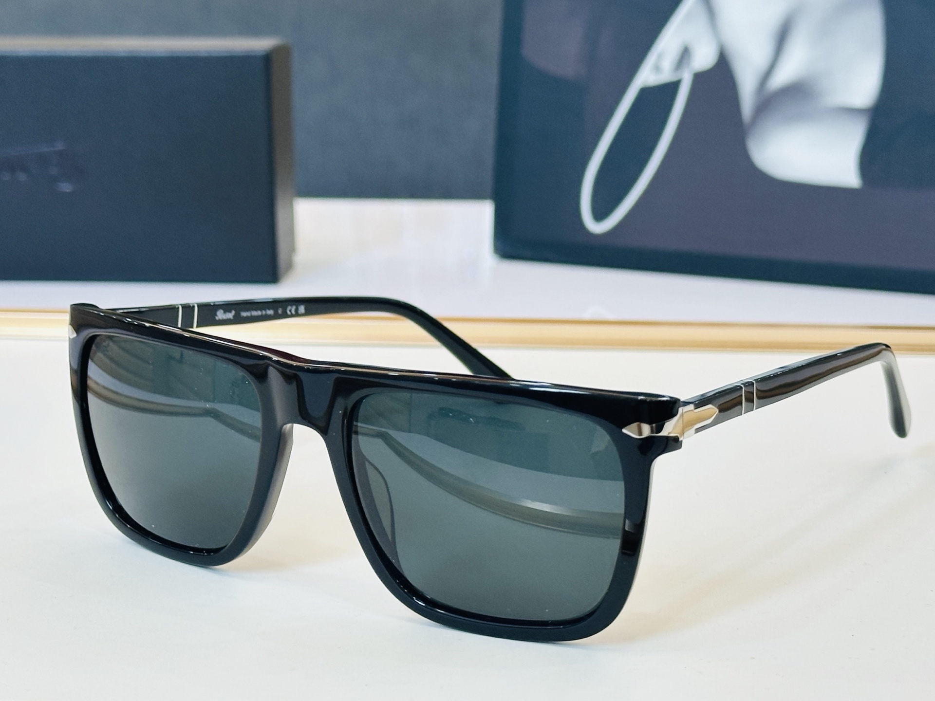 NO:823797,PersolMODELPO3348-S SIZE57 mouth 20- acetate frame L sunglasses glasses sunglasses sunglasses, glasses19860909PersolMODELPO3348-S SIZE57口20- 板材框 L太阳镜 眼镜墨镜太阳镜,眼镜,glasses
