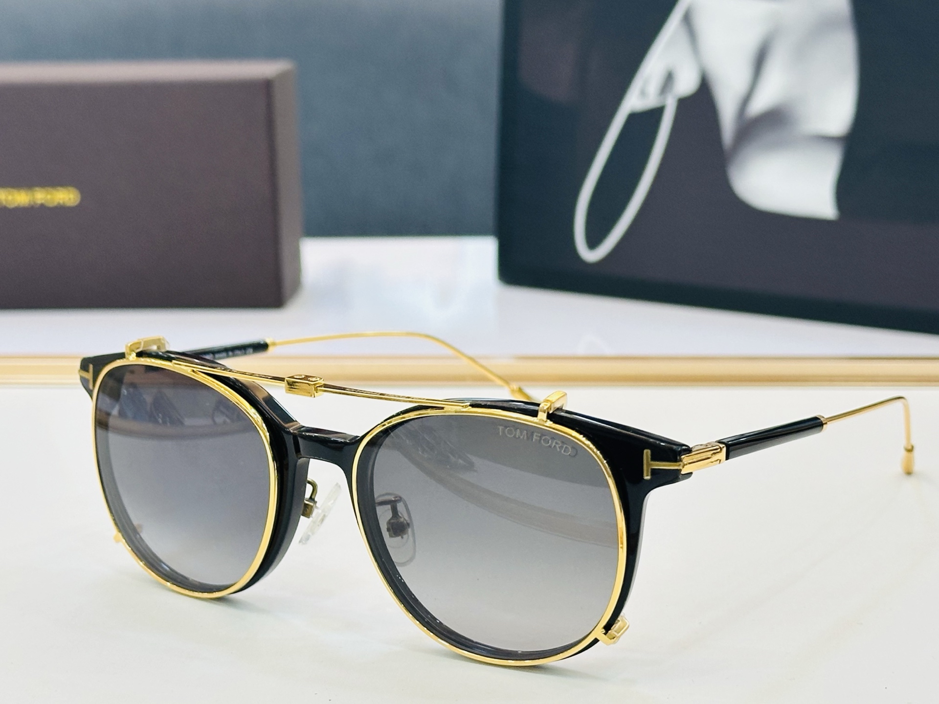 🔺TOM FOR*🔻 汤姆家 官网新款 FT5644-D-B Size：52口20-145 经典时尚 🔝
