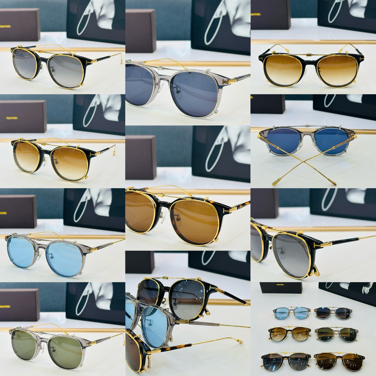 🔺TOM FOR*🔻 汤姆家 官网新款 FT5644-D-B Size：52口20-145 经典时尚 🔝