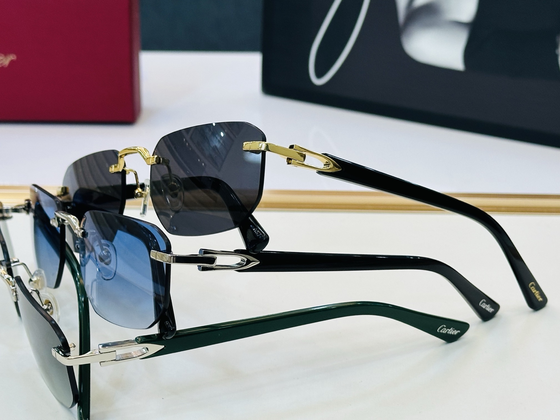🆕 原版Cartie* 卡家 官网经典款 太阳镜 CT0622S Size：53口19-145 电镀工艺