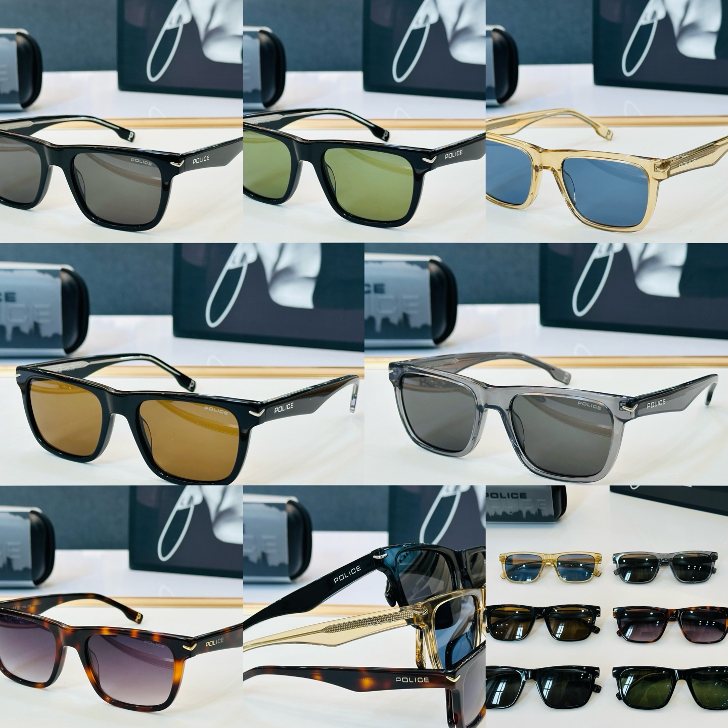 🆕警察 POLICE SPLQ83 Size：54口20-150 💫💫时尚舒适  💍L超轻