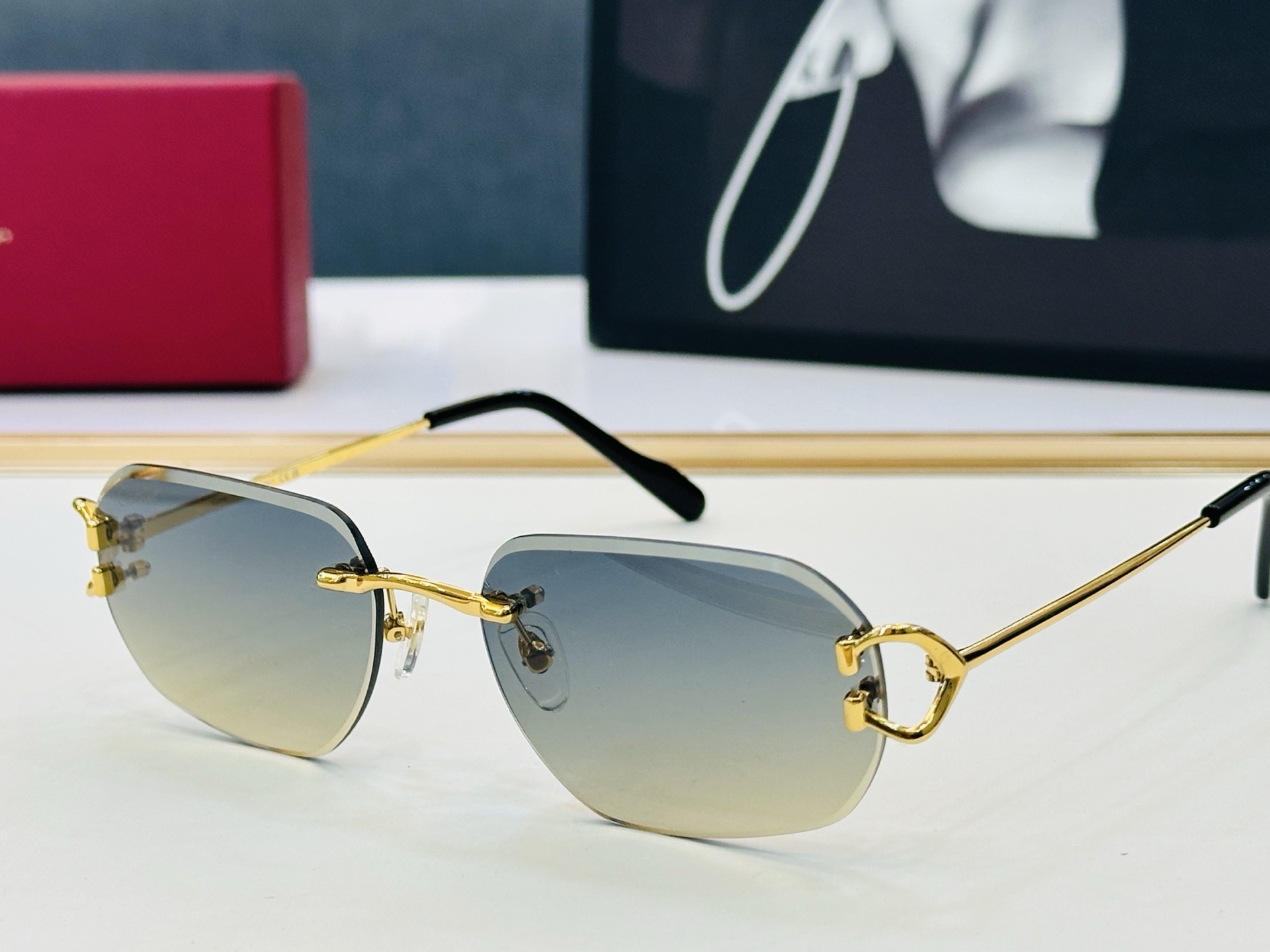 🆕 原版Cartie* 卡家 官网经典款 太阳镜 CT0478S Size：58口18-145 电镀工艺