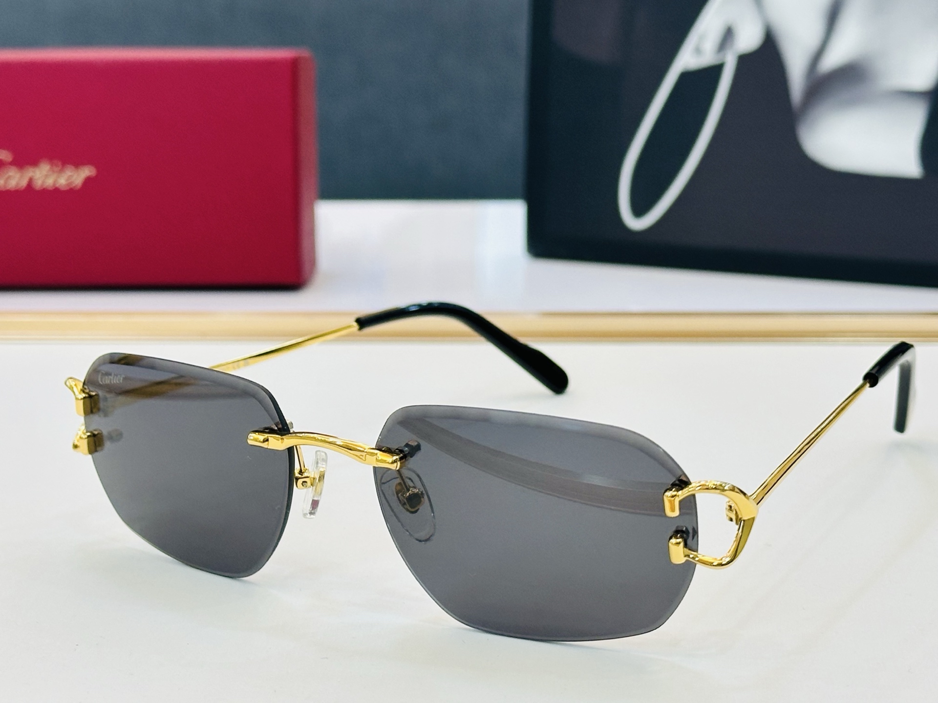 🆕 原版Cartie* 卡家 官网经典款 太阳镜 CT0478S Size：58口18-145 电镀工艺