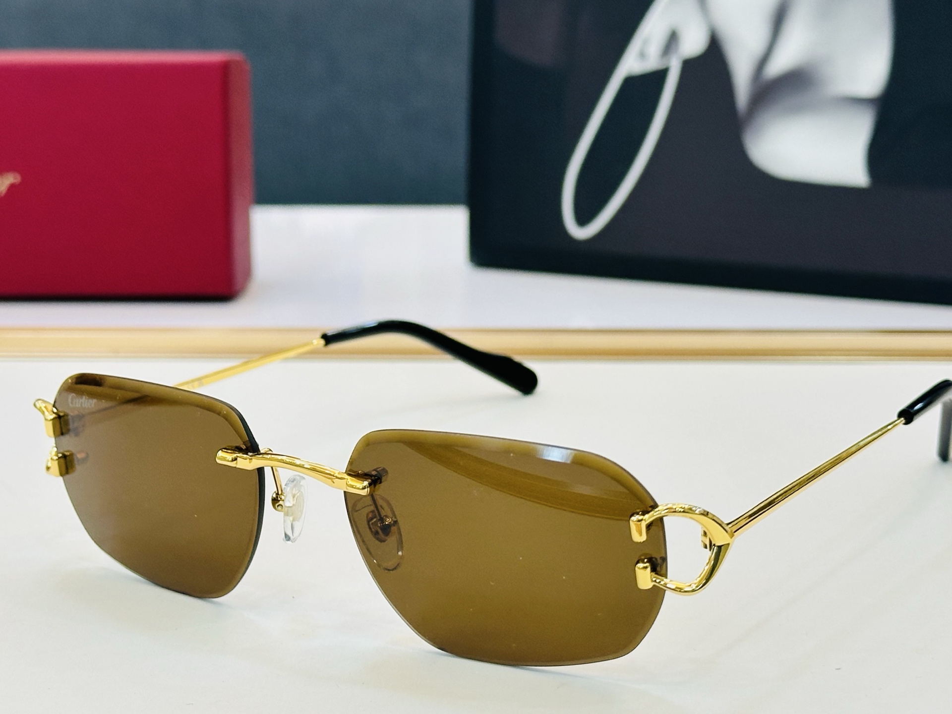 🆕 原版Cartie* 卡家 官网经典款 太阳镜 CT0478S Size：58口18-145 电镀工艺