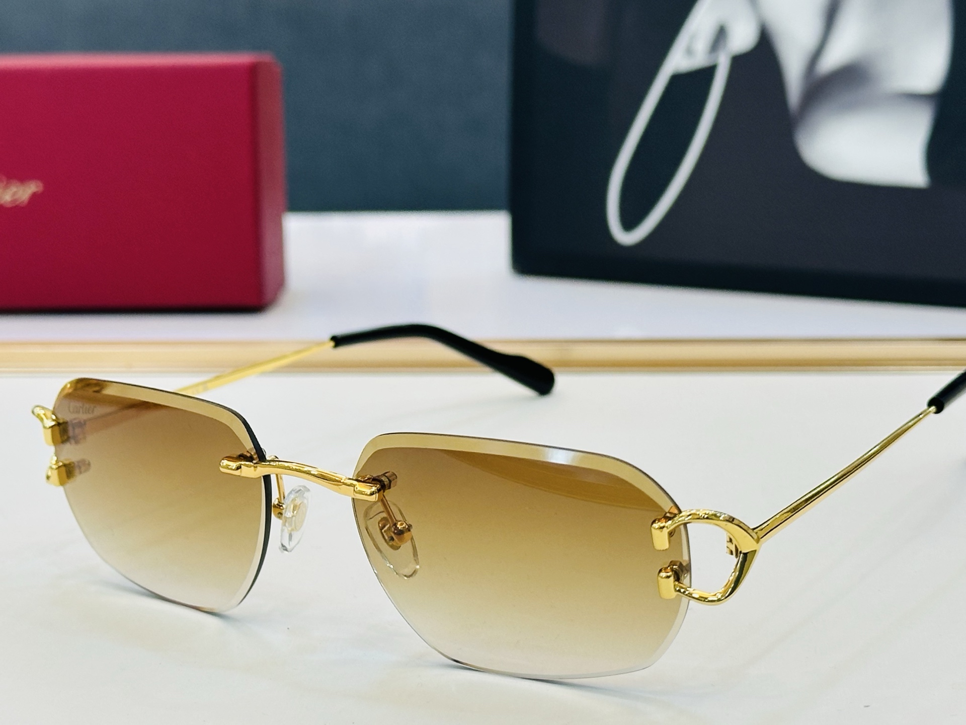 🆕 原版Cartie* 卡家 官网经典款 太阳镜 CT0478S Size：58口18-145 电镀工艺